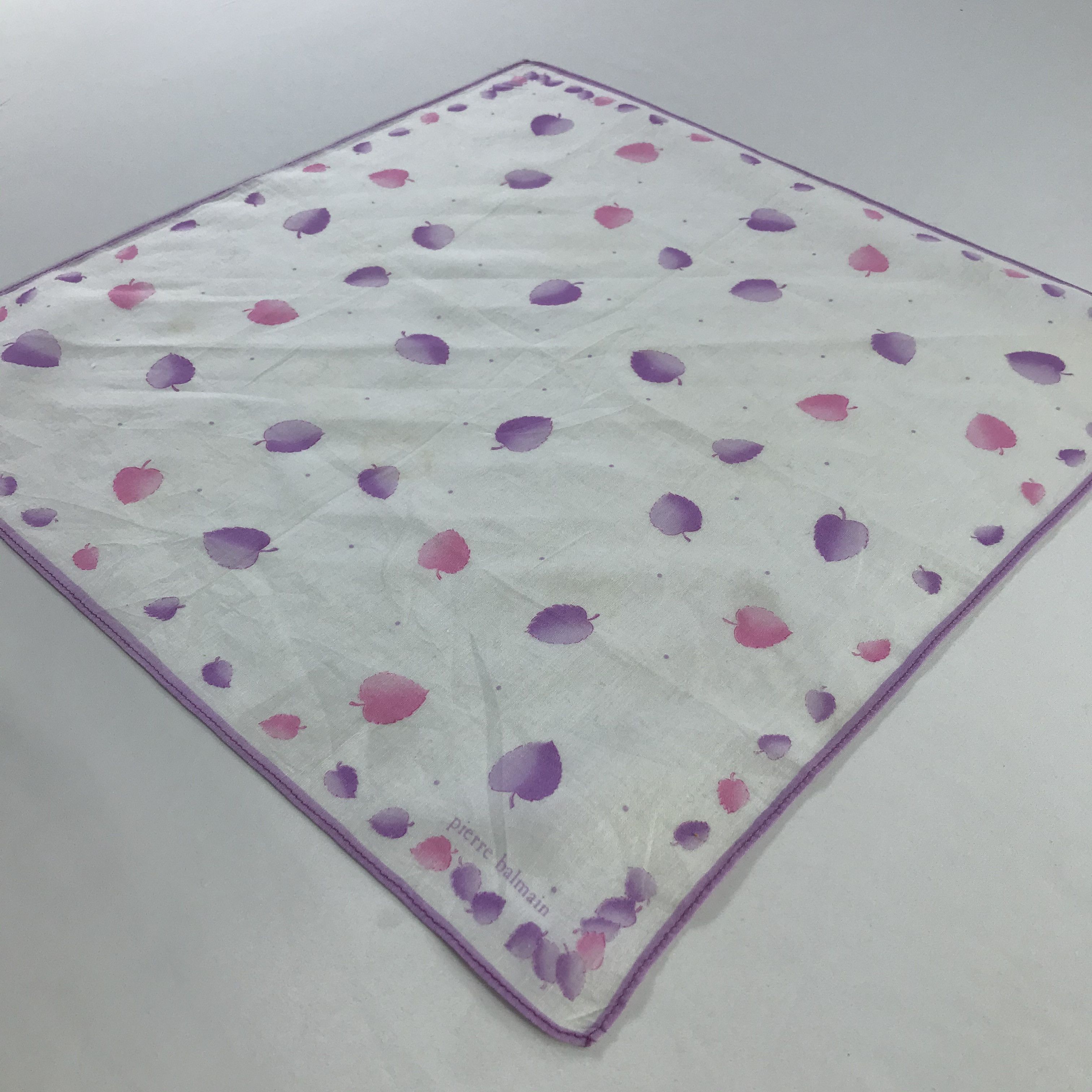 Pierre Balmain × Vintage Pierre Balmain Bandana / Handkerchief / Neckerchief - S827 Size ONE SIZE - 2 Thumbnail