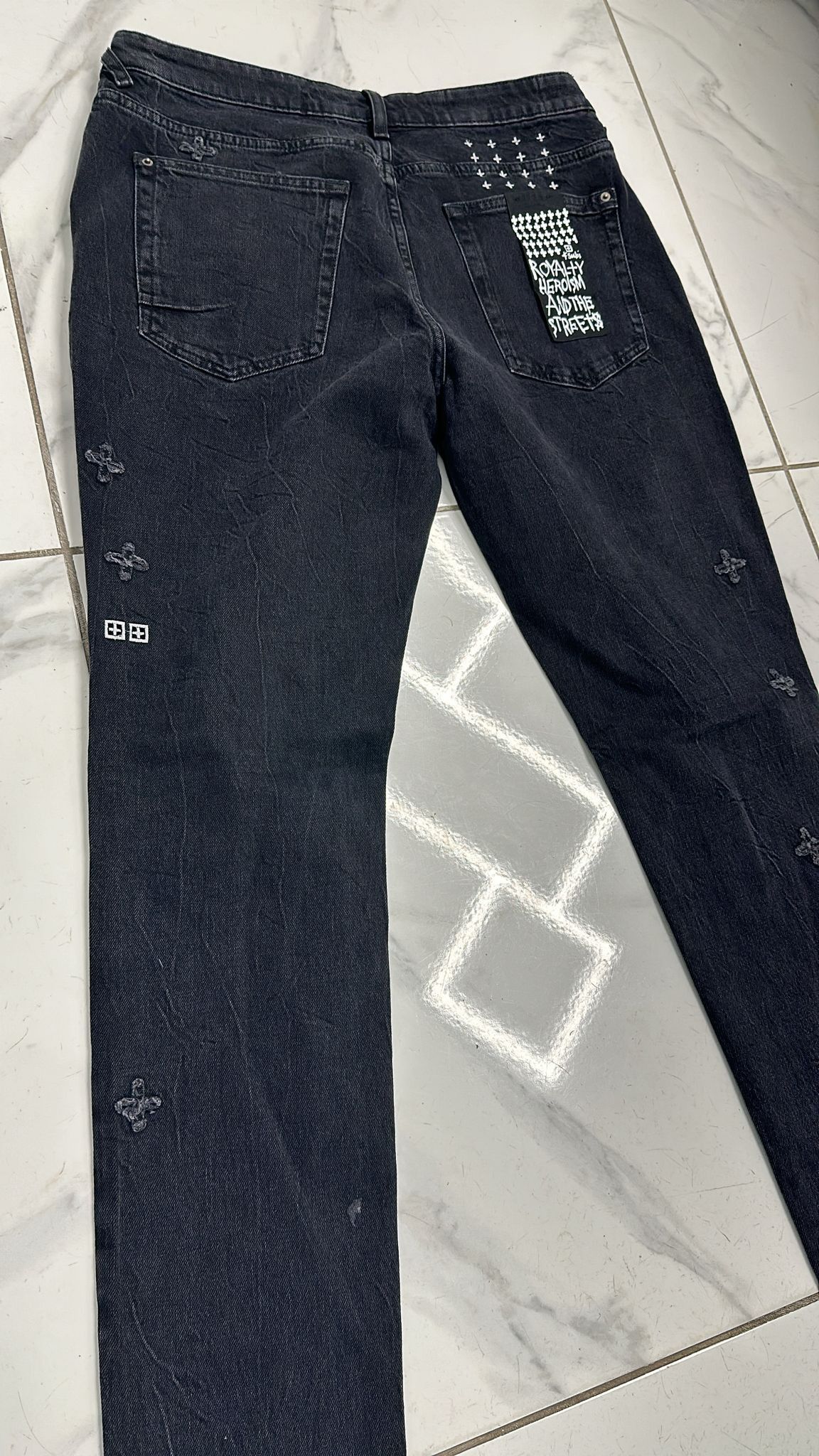 Ksubi Ksubi Van Winkle Black Marble K Plus Jean Size 36 Size US 36 / EU 52 - 4 Thumbnail