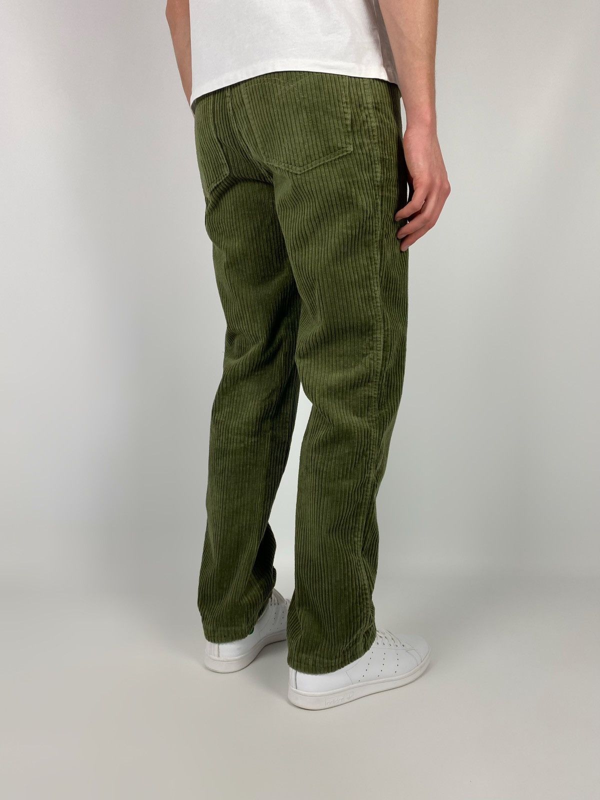 Vintage 1970’s Vintage UFO Green Jumbo Corduroy Pants Size US 33 - 2 Thumbnail