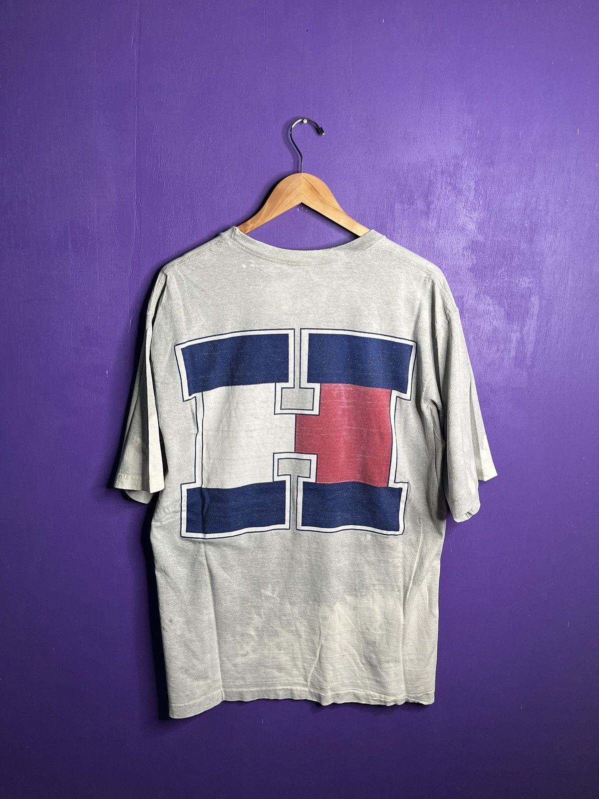 Tommy Hilfiger × Vintage Vintage 90s Tommy Hilfiger Tommy jeans t-shirt Size US XL / EU 56 / 4 - 2 Thumbnail
