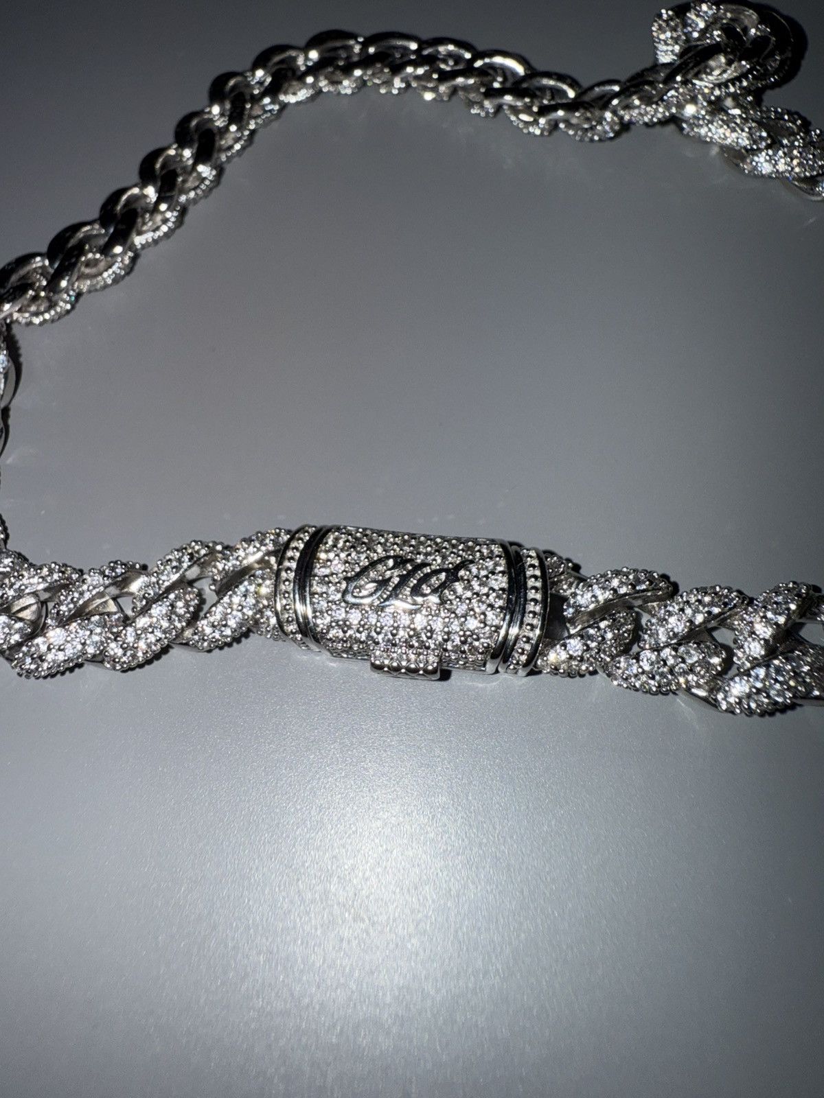 Other GLD Diamond Cuban Chain in White Gold - 8.5mm Size ONE SIZE - 4 Thumbnail