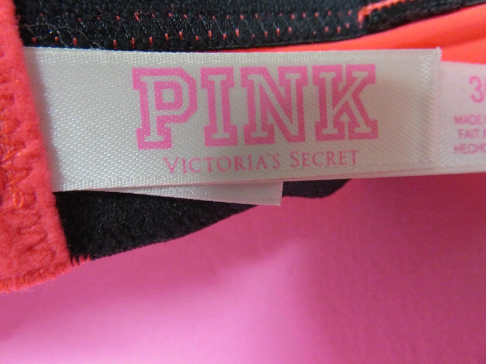 Other Victoria Secret Pink Underwire Padded Push-up Bra Neon 36C Size ONE SIZE - 3 Thumbnail
