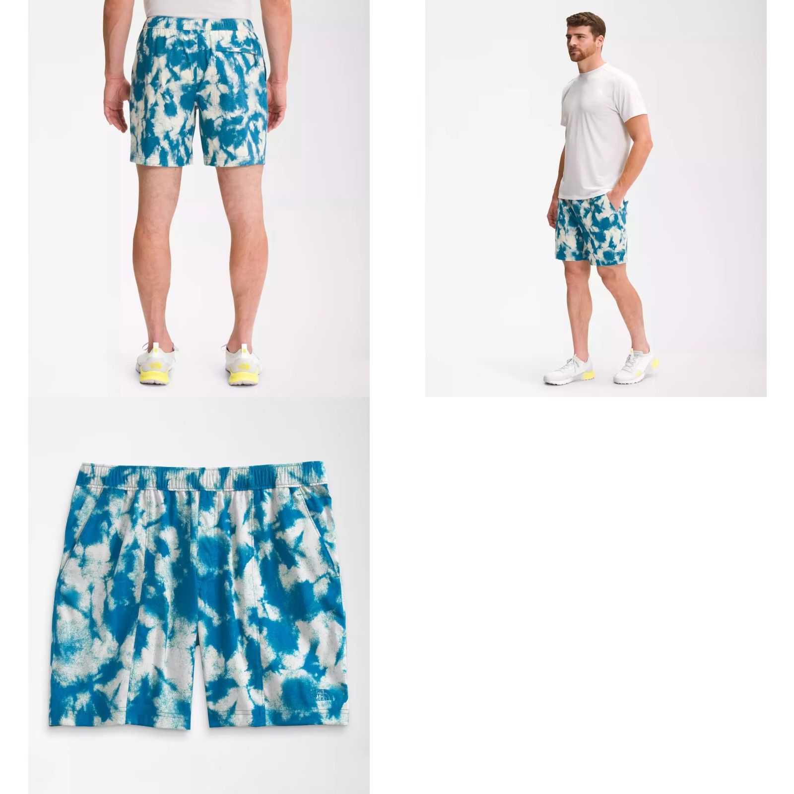 The North Face Nike The North Face Shorts Mens 5” 2XL Relaxed Blue Nylon Spandex Printed Class V Pull On Size US 39 - 8 Thumbnail