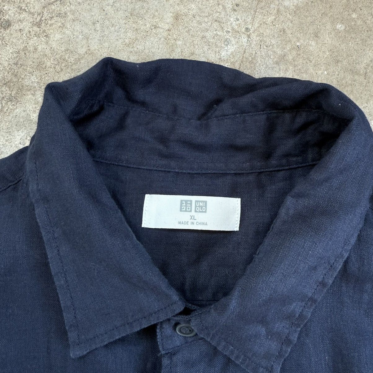 Uniqlo Uniqlo Linen Button Up Shirt Size US XL / EU 56 / 4 - 3 Thumbnail