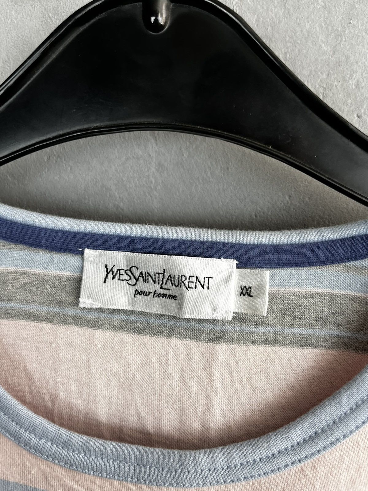 Yves Saint Laurent Yves Saint Laurent Vintage Stripped Small Logo size xxl Size US XXL / EU 58 / 5 - 5 Thumbnail