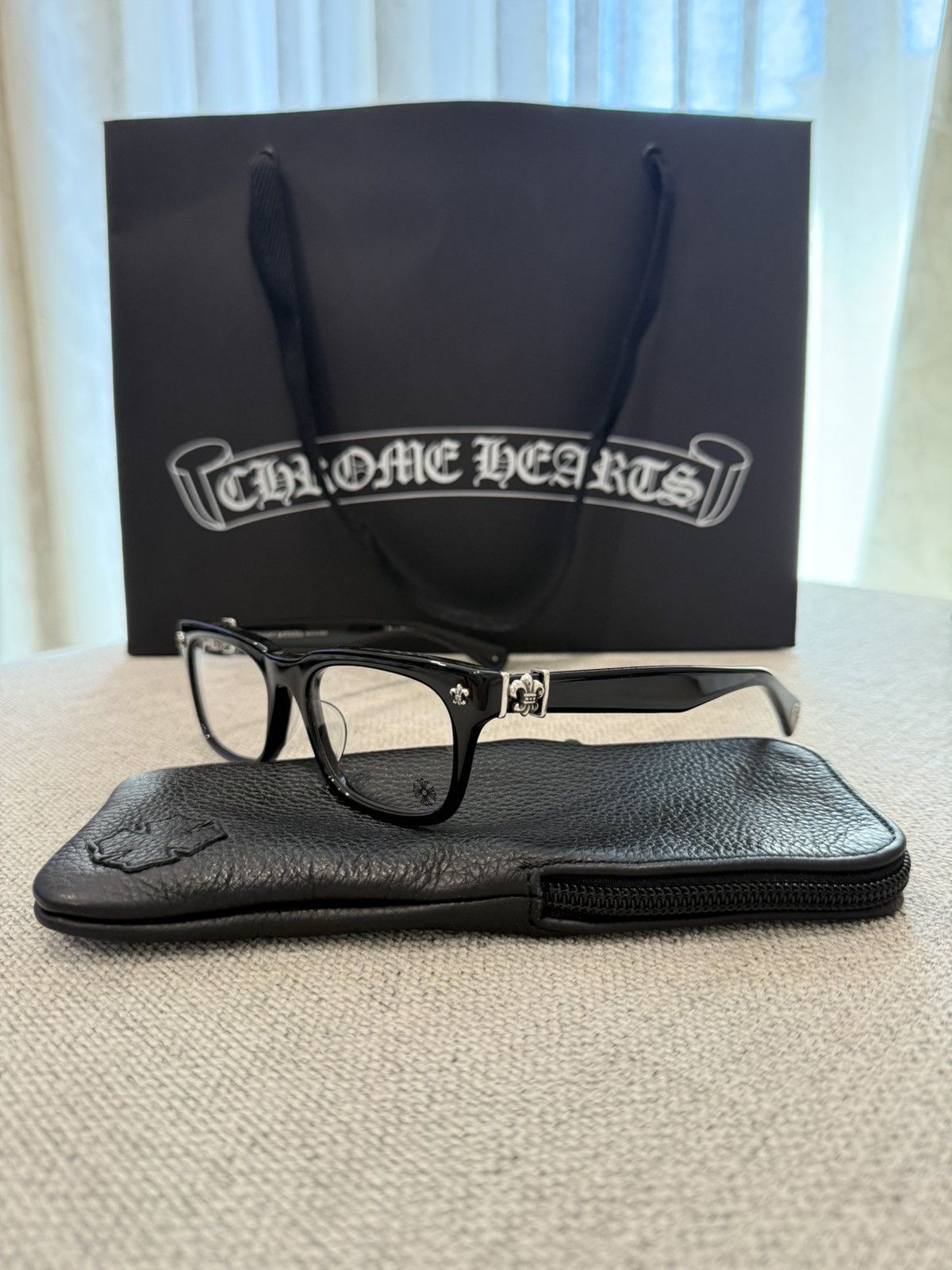 Chrome Hearts Gittin Any Black Silver