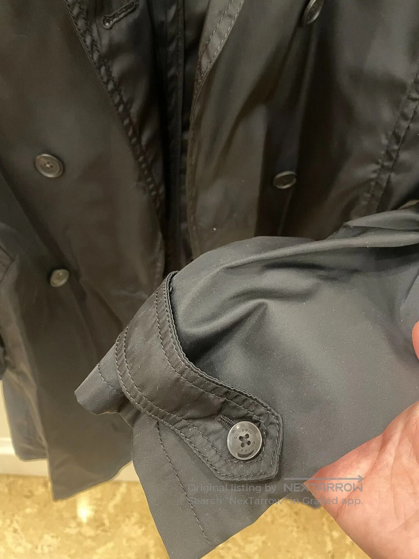 Prada Prada Black Trench Coat Size 42. Size US XS / EU 42 / 0 - 8 Thumbnail