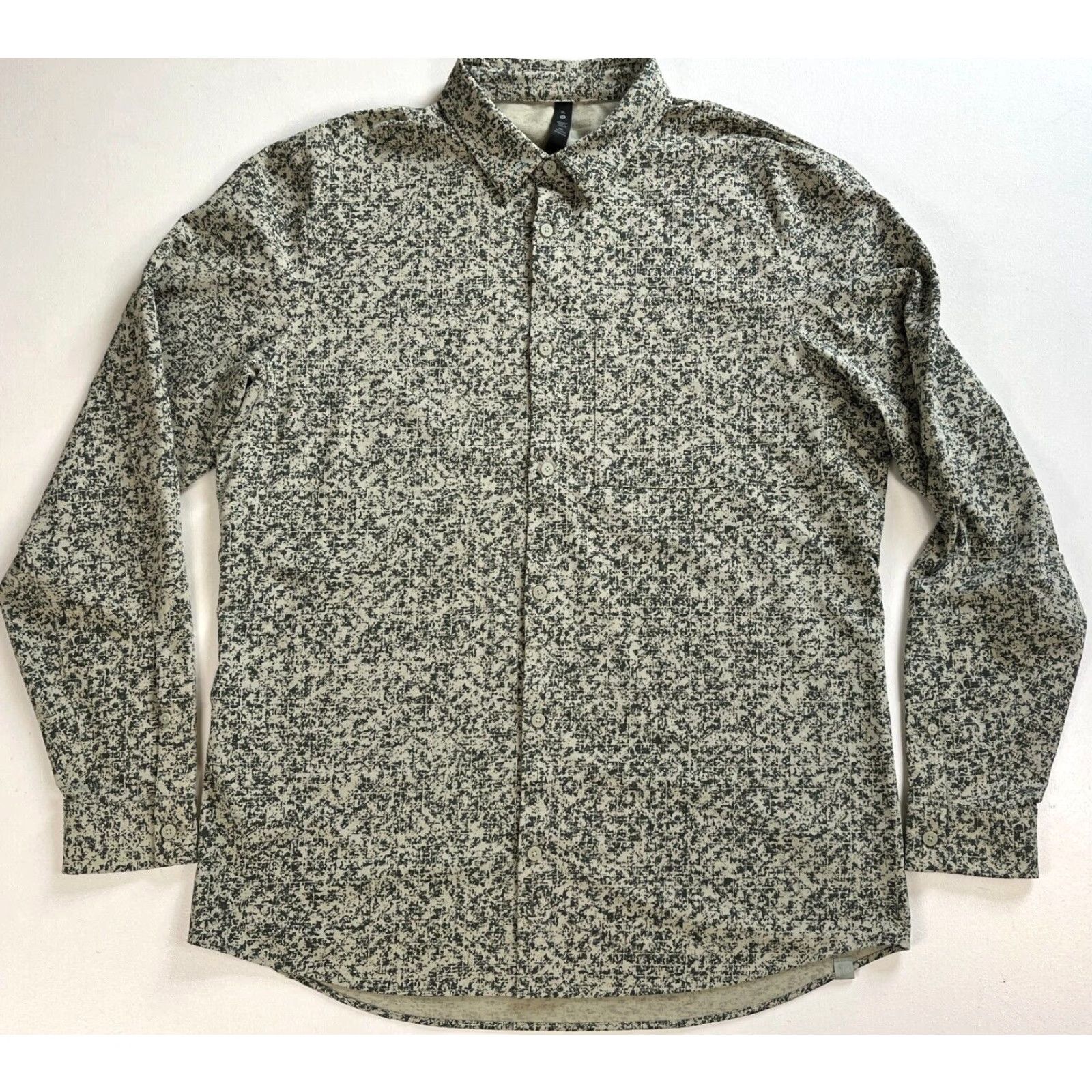 Lululemon Lululemon Men's Commission Button-Up Shirt XL Green Fern Size US XL / EU 56 / 4 - 4 Thumbnail