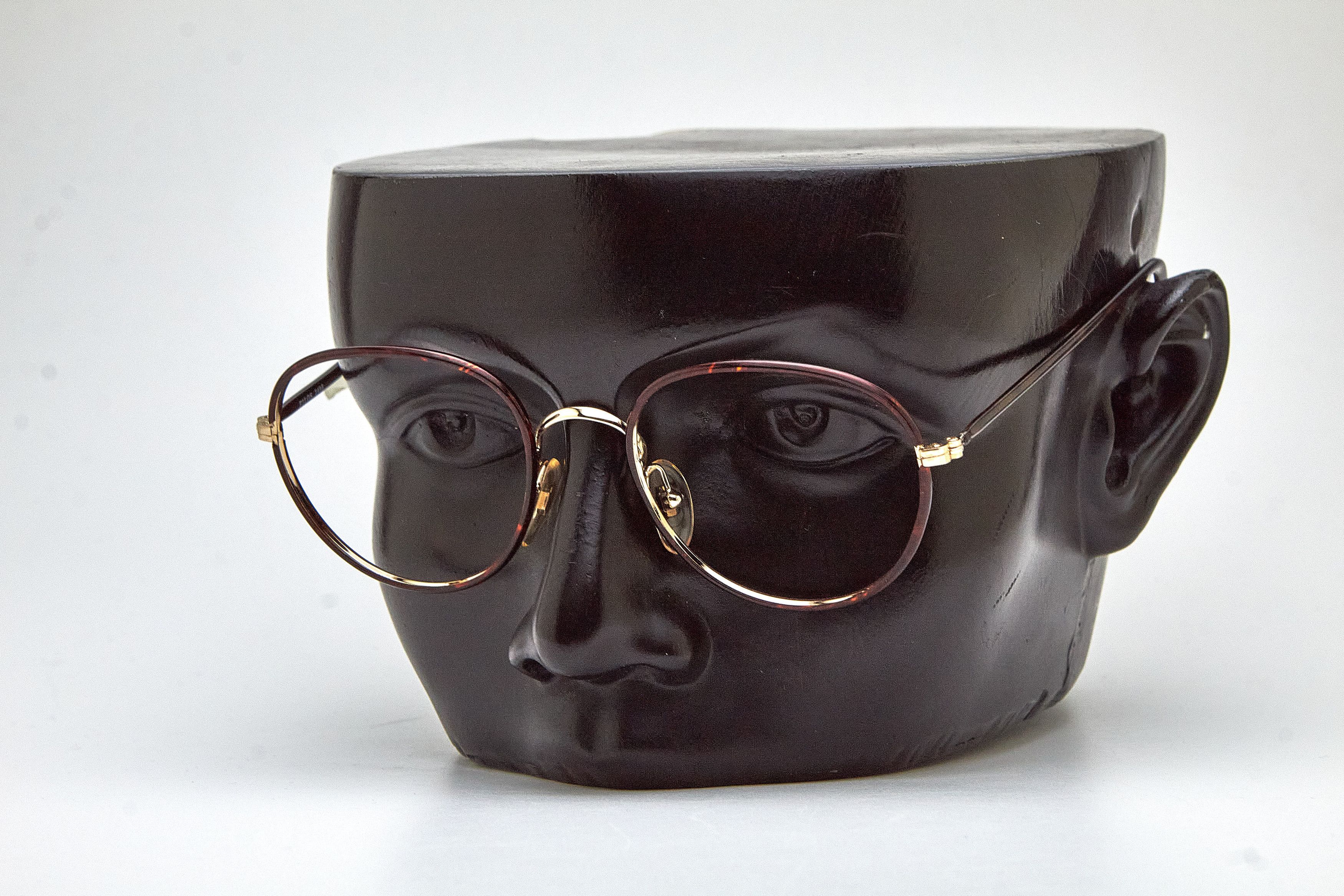 Vintage Avant-Garde FILOS Gold&Tortoise Shell Round Quiet-Lux Specs Size ONE SIZE - 7 Thumbnail