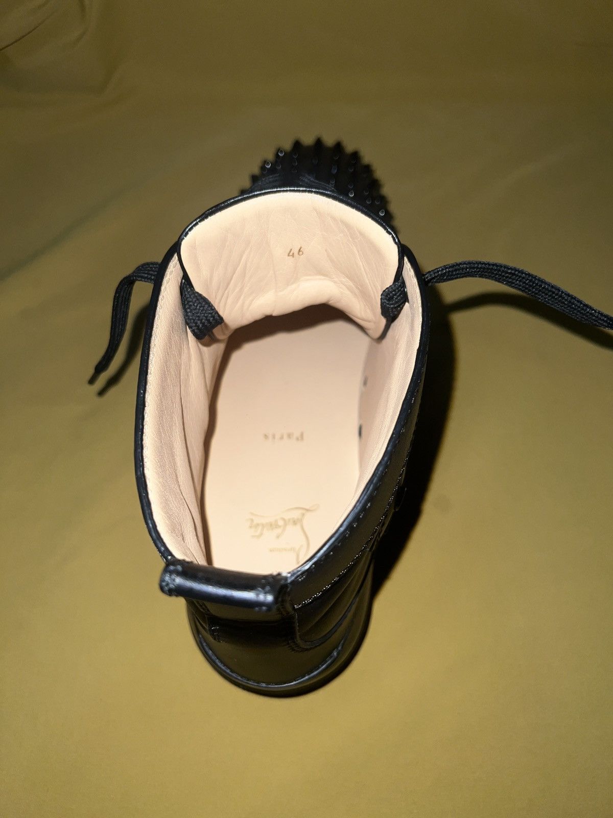 Christian Louboutin Lou Spikes flat calf Size US 13 / EU 46 - 6 Thumbnail