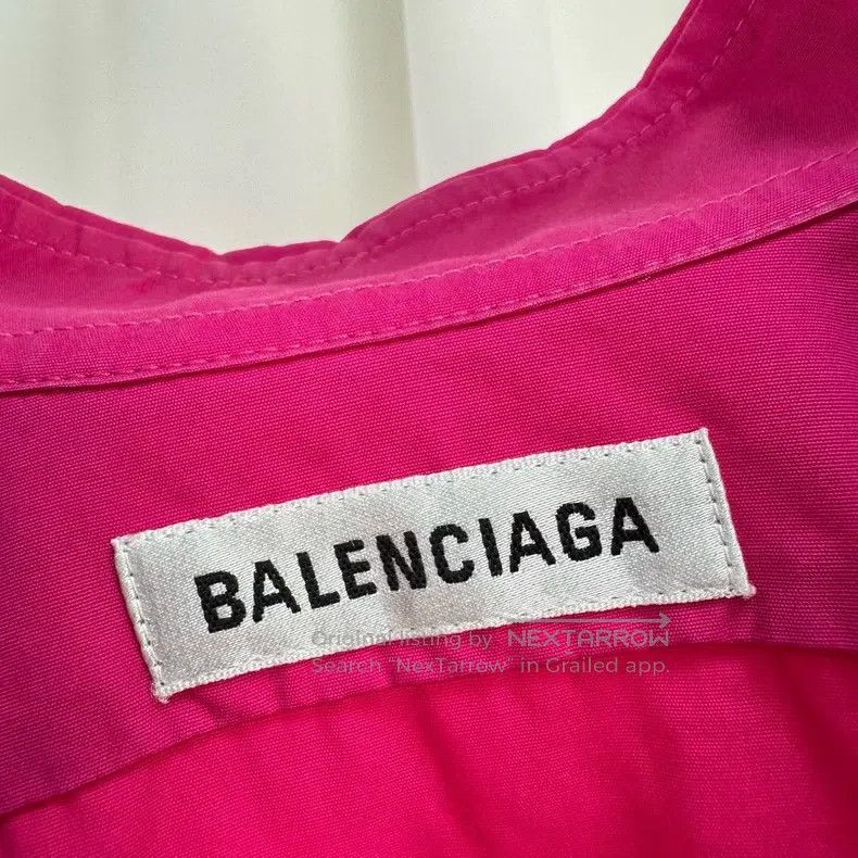 Balenciaga Balenciaga Off-the-shoulder printed letter shirt Size XXS / US 00 / IT 34 - 5 Thumbnail