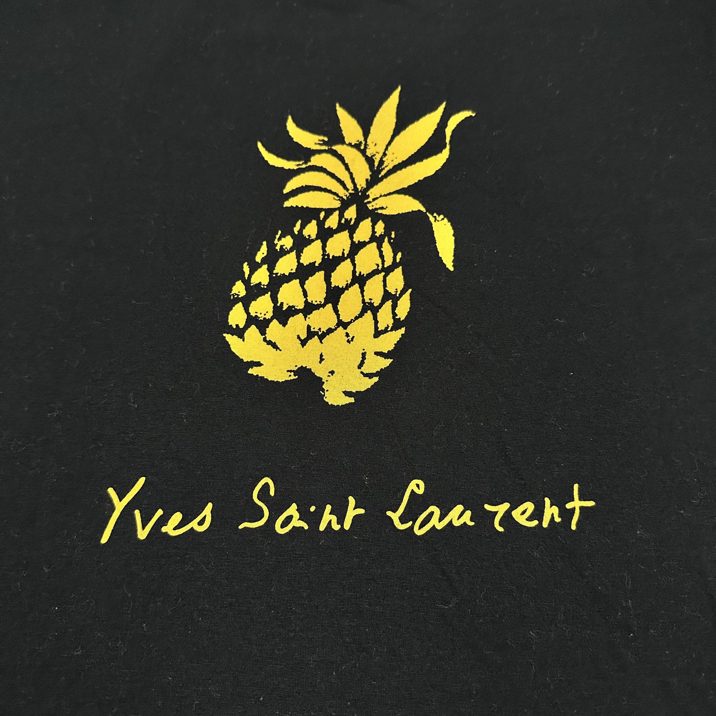 Saint Laurent Paris Vintage YVES SAINT LAURENT Pineapple Tee Size US M / EU 48-50 / 2 - 2 Thumbnail