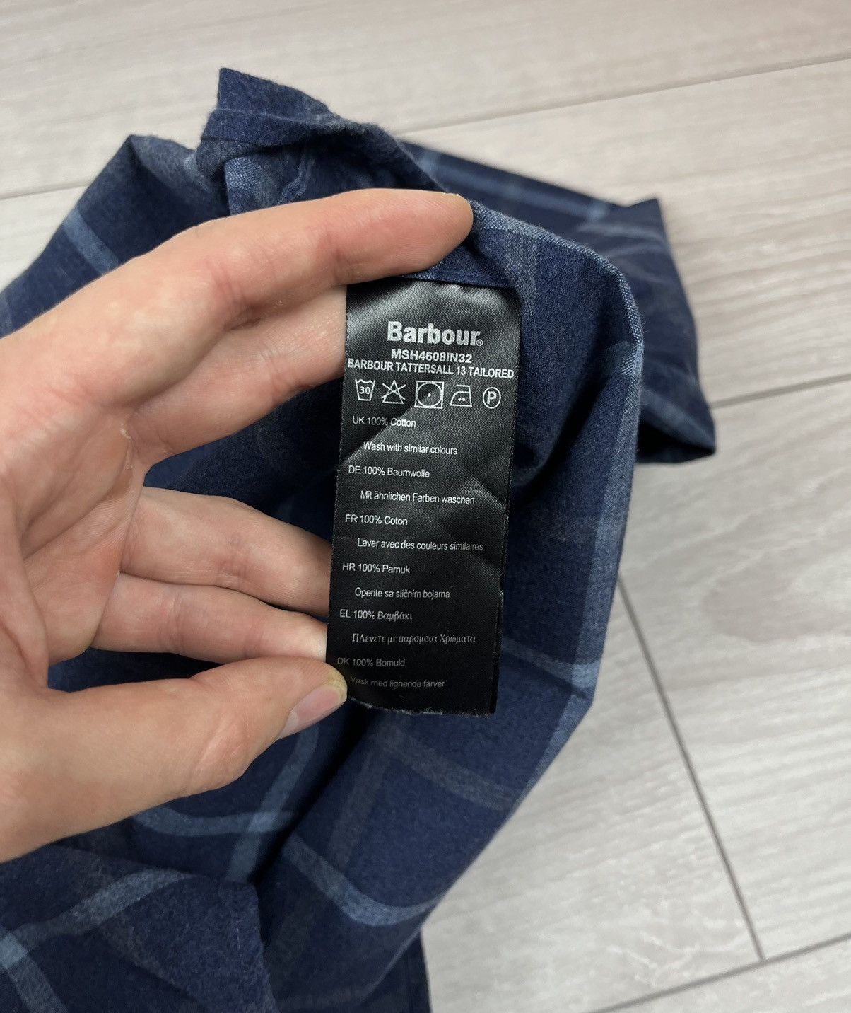 Barbour x4 Barbour Tailored Flannel Checkered Button Shirt M Size Size US M / EU 48-50 / 2 - 13 Thumbnail