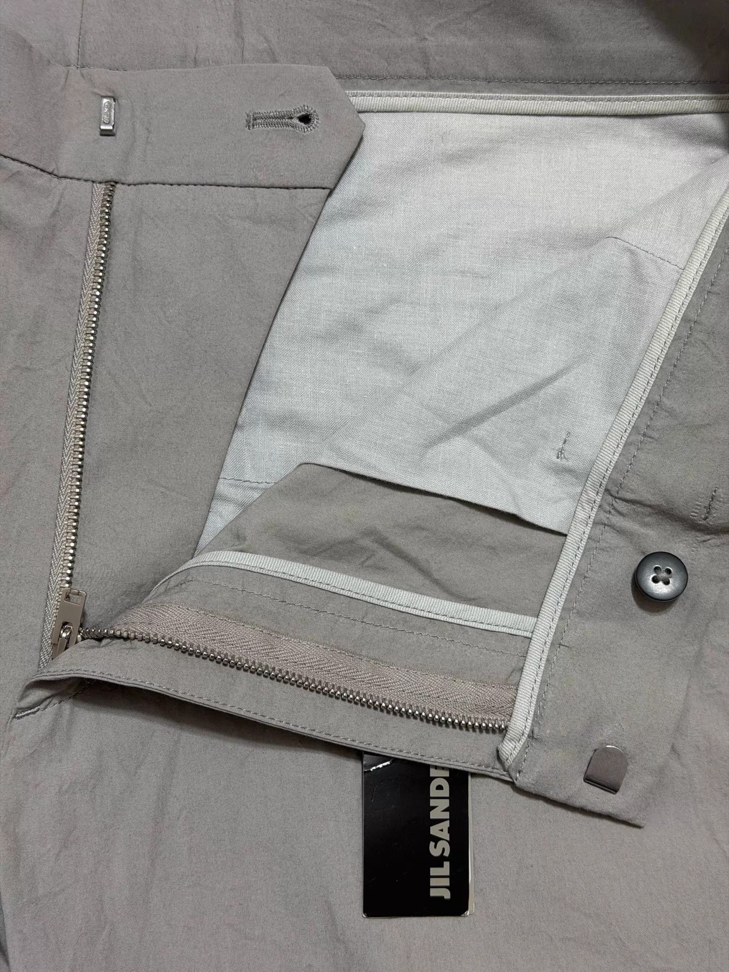 Jil Sander Jil Sander Slim Pleated Khaki Chino 48 Size US 32 / EU 48 - 4 Thumbnail