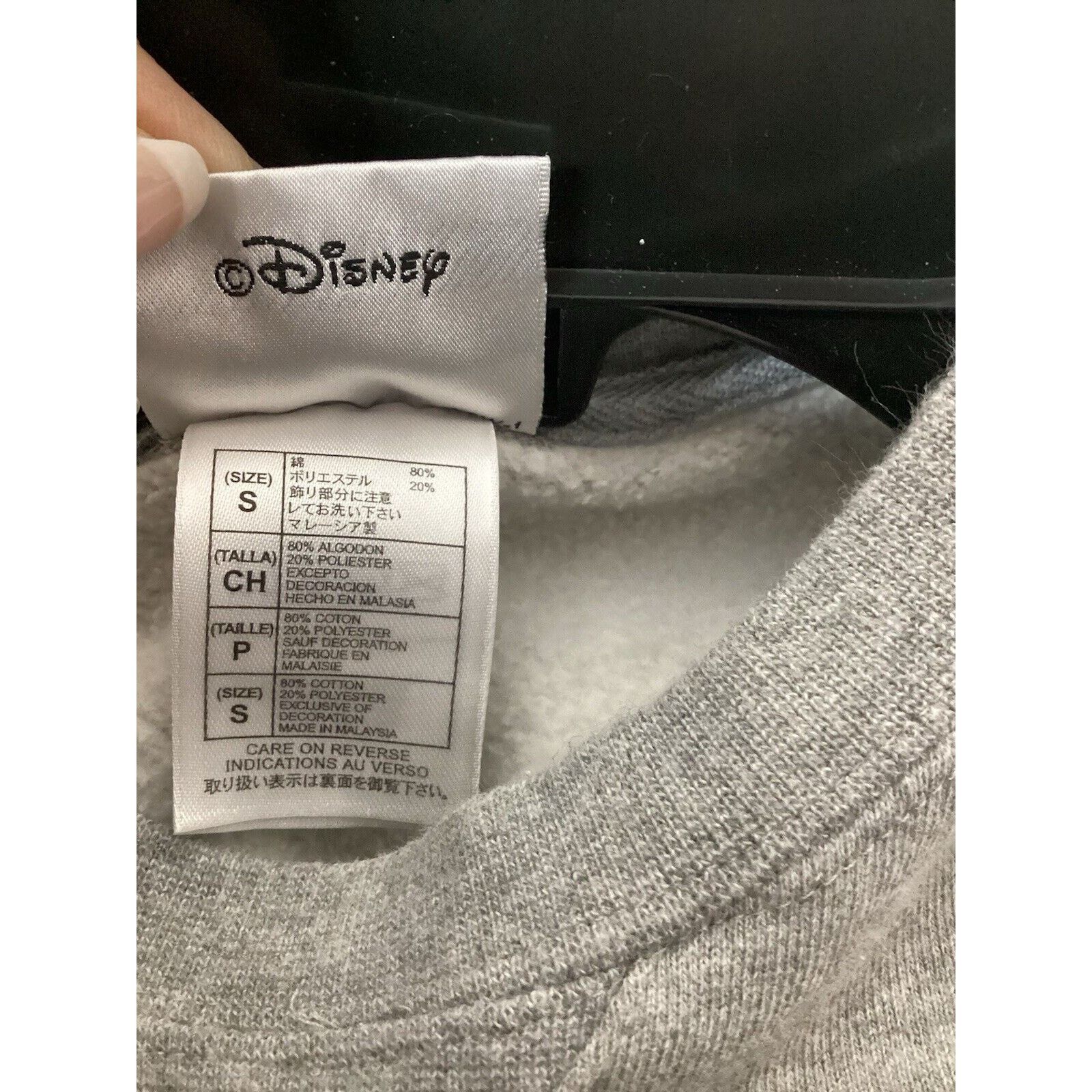 Disney Woman's Walt Disney USA Mickey Mouse Sweatshirt Gray Small Size S / US 4 / IT 40 - 10 Thumbnail