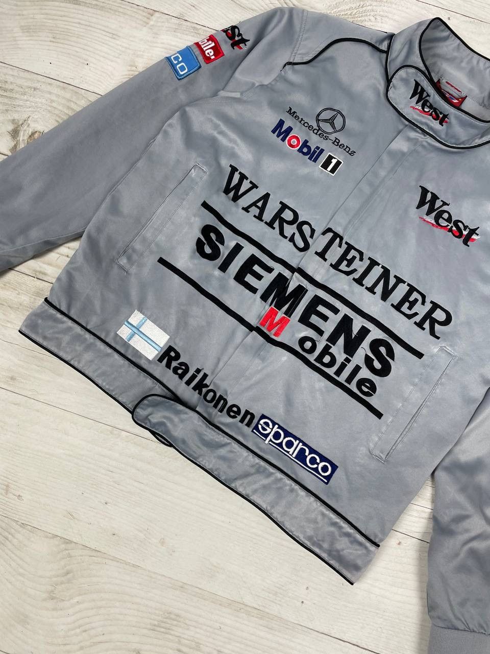 Mercedes-Benz Vintage Mercedes Benz West Racing Suit 90s Jacket & Pants Size US S / EU 44-46 / 1 - 4 Thumbnail