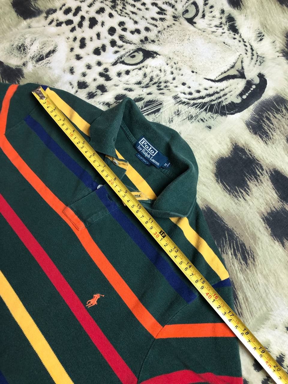 Polo Ralph Lauren Polo Ralph Lauren Custom Fit Striped Polo Size M Size US M / EU 48-50 / 2 - 16 Thumbnail