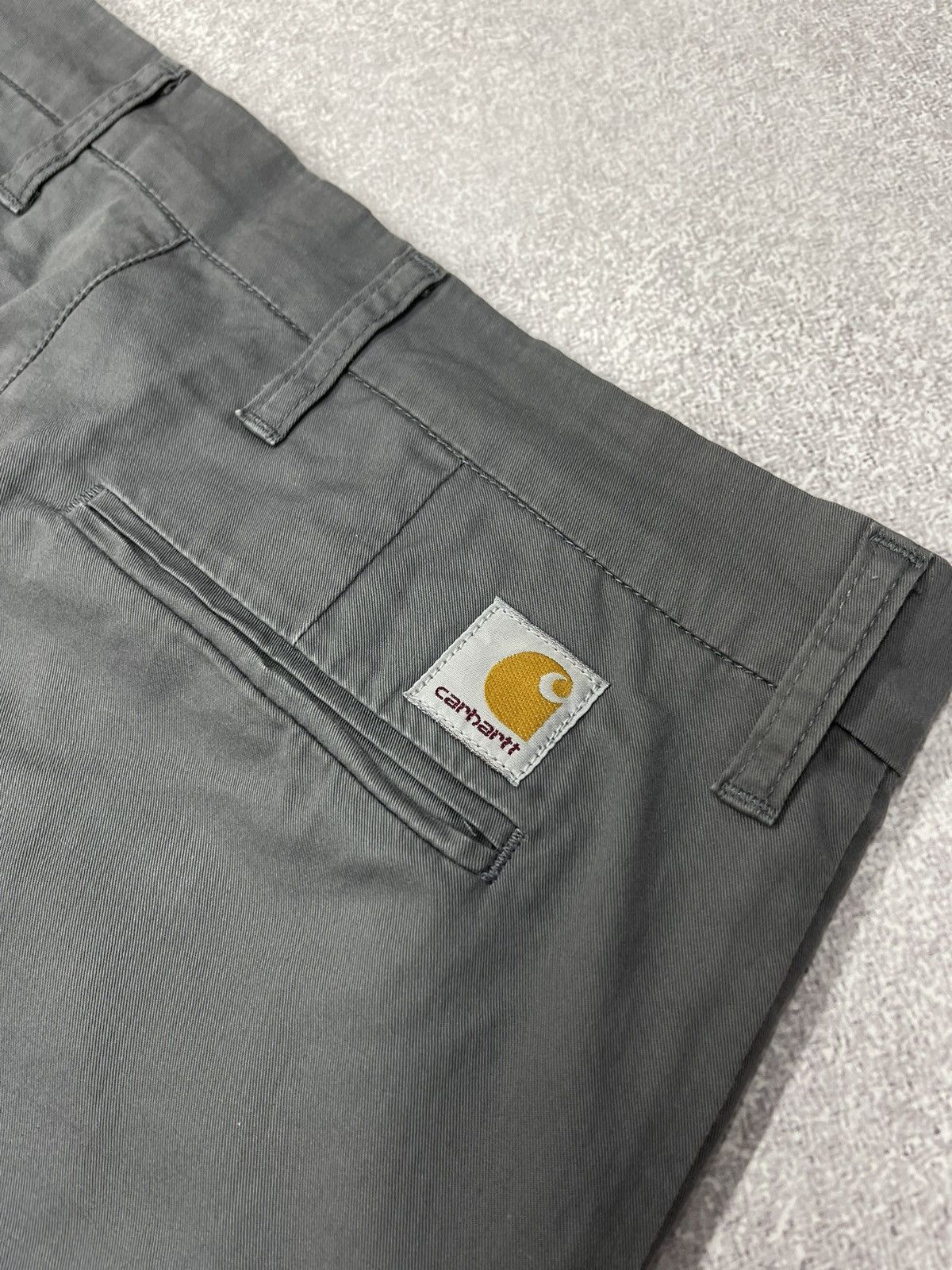 Carhartt Mens Carhartt Sid Chino Pants Grey Size 32 Size US 32 / EU 48 - 4 Thumbnail