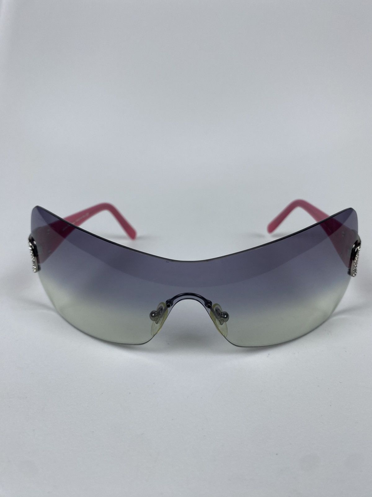 Salvatore Ferragamo Salvatore Ferragamo Gradient Sunglasses Mask Sequin Size ONE SIZE - 2 Thumbnail