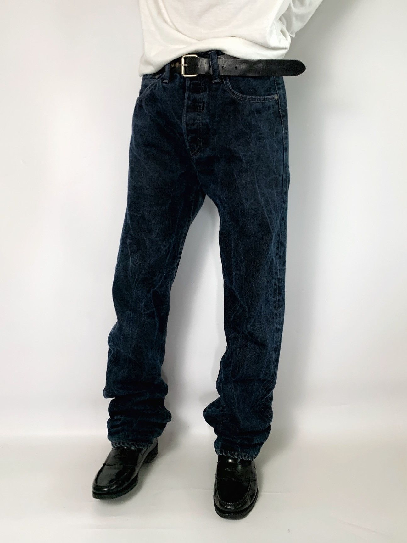 Levi's LEVIS STONEWASH acid JEANS 501 RARE Size US 31 - 15 Thumbnail