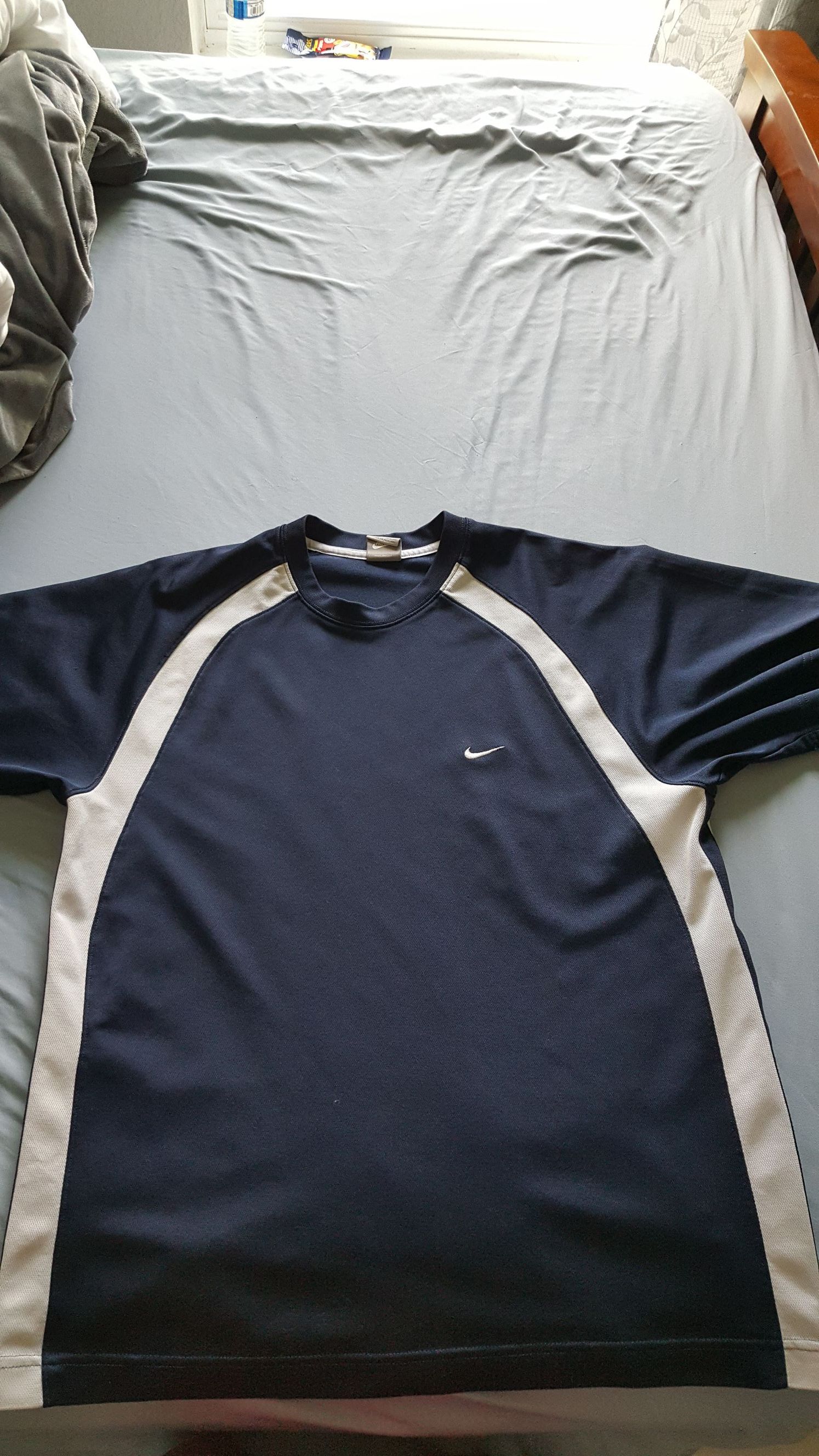 Nike × Vintage Nike Navy Shirt/Jersey Size US XL / EU 56 / 4 - 1 Thumbnail