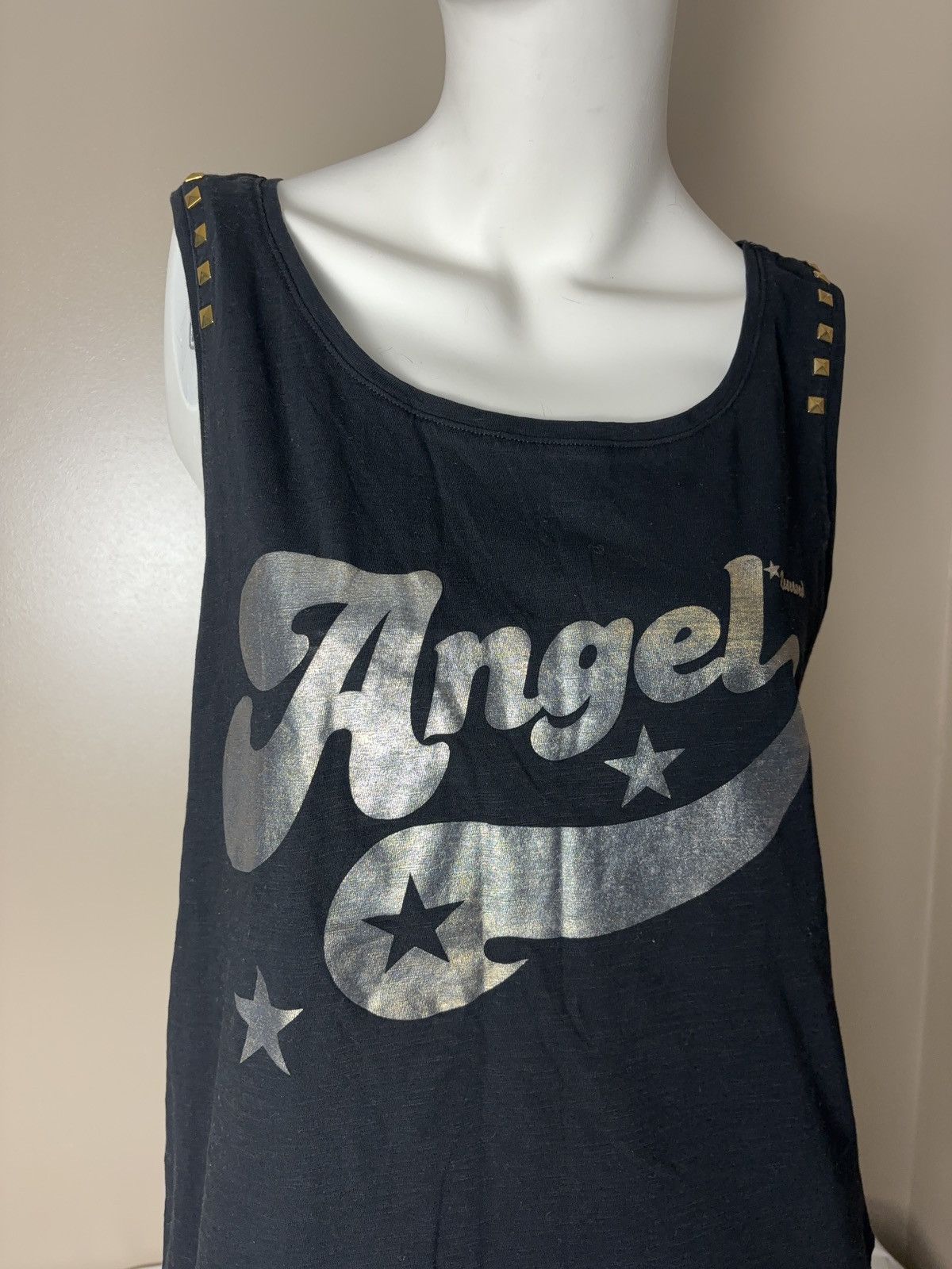 Japanese Brand × Vintage Angel printed tank top vintage grunge Size XL / US 12-14 / IT 48-50 - 3 Thumbnail