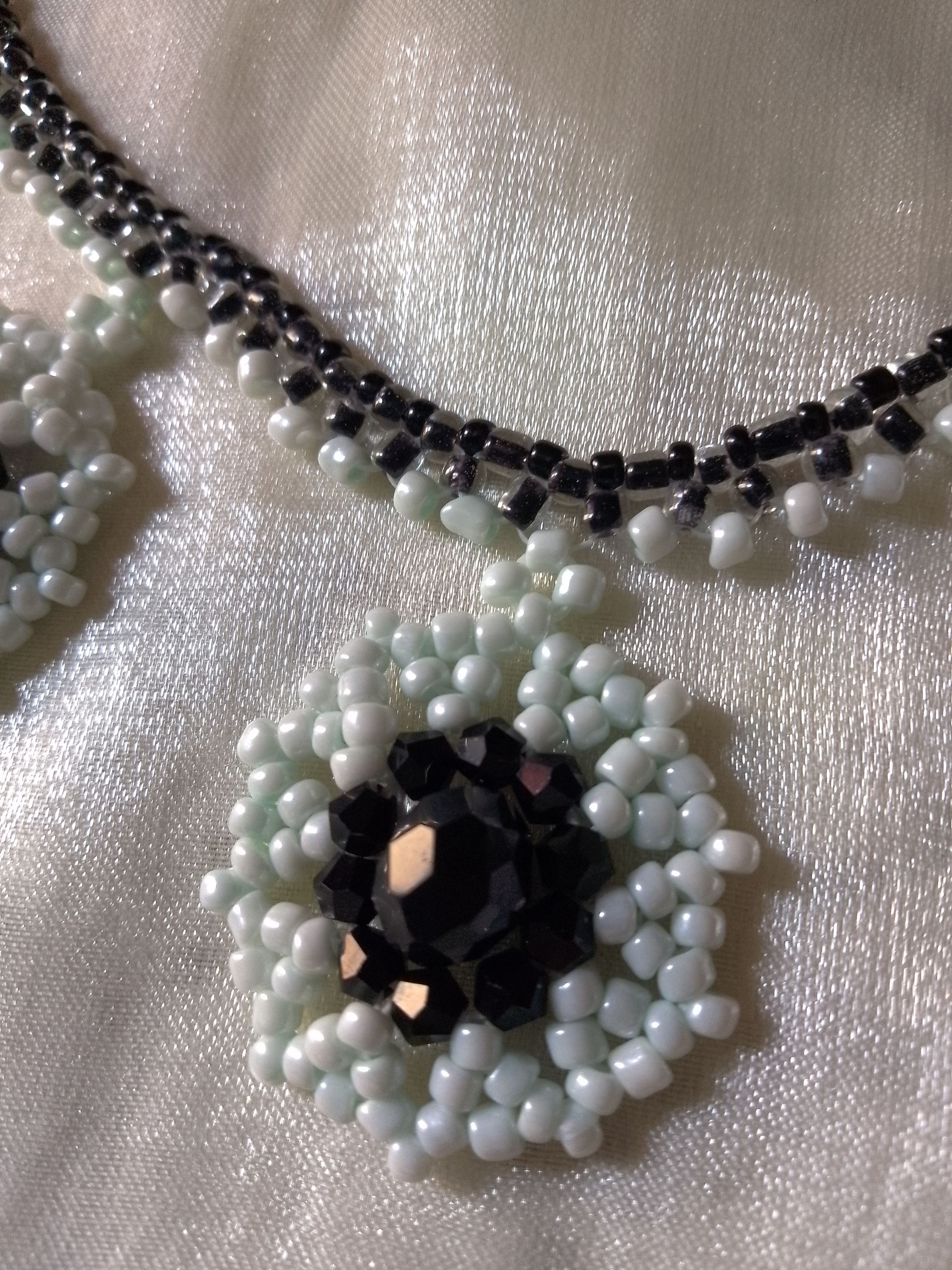 Handmade Black Necklace choker Multi pendant Gothic Size ONE SIZE - 3 Thumbnail