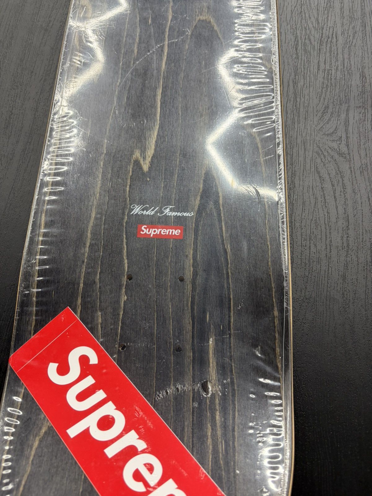 Supreme Supreme Illegal Business Skateboard Deck Red White Size ONE SIZE - 4 Thumbnail