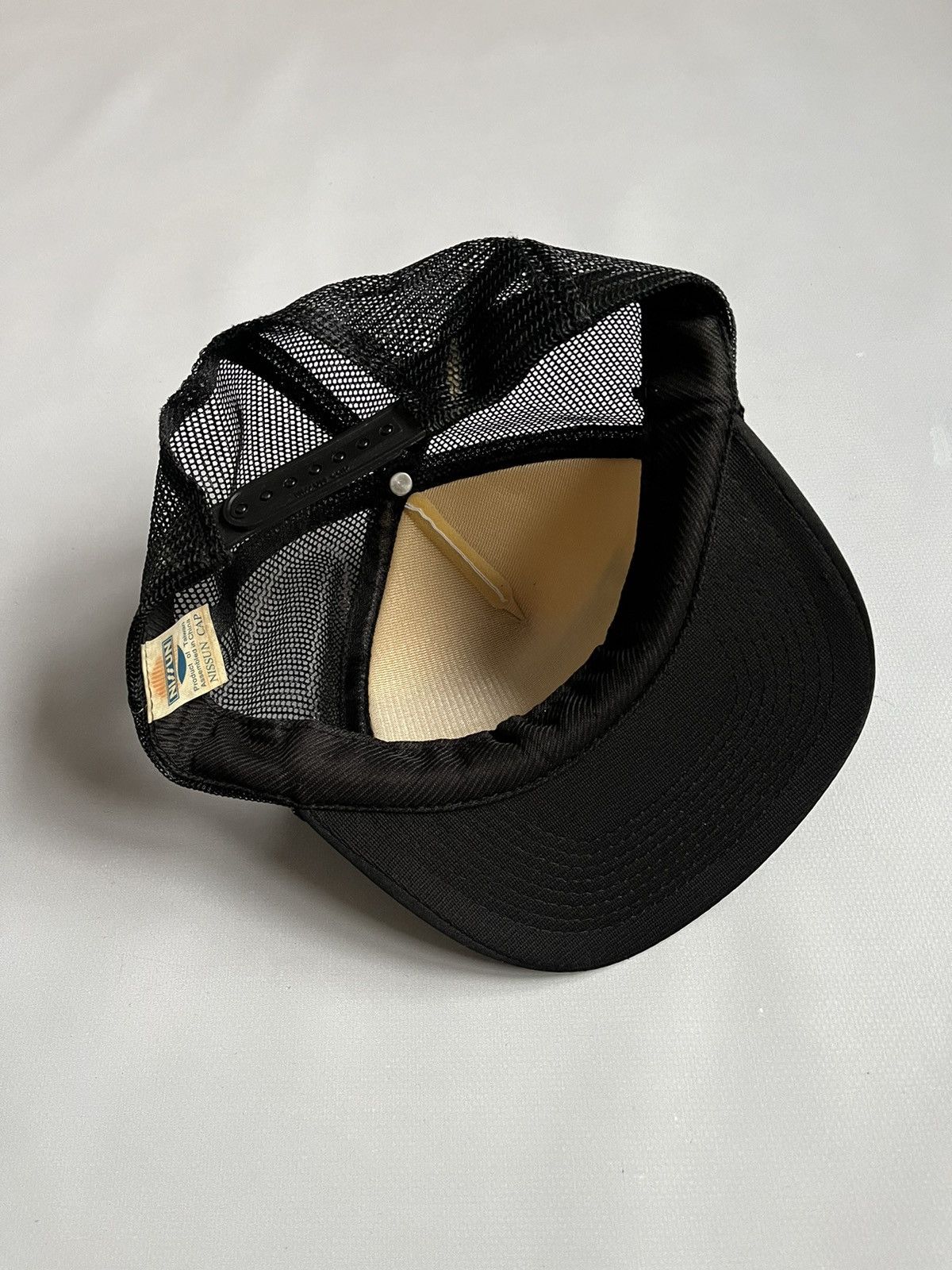 Thrasher Vintage 90s Thrasher Magazine Nissun Black White Trucker Cap Size ONE SIZE - 10 Thumbnail