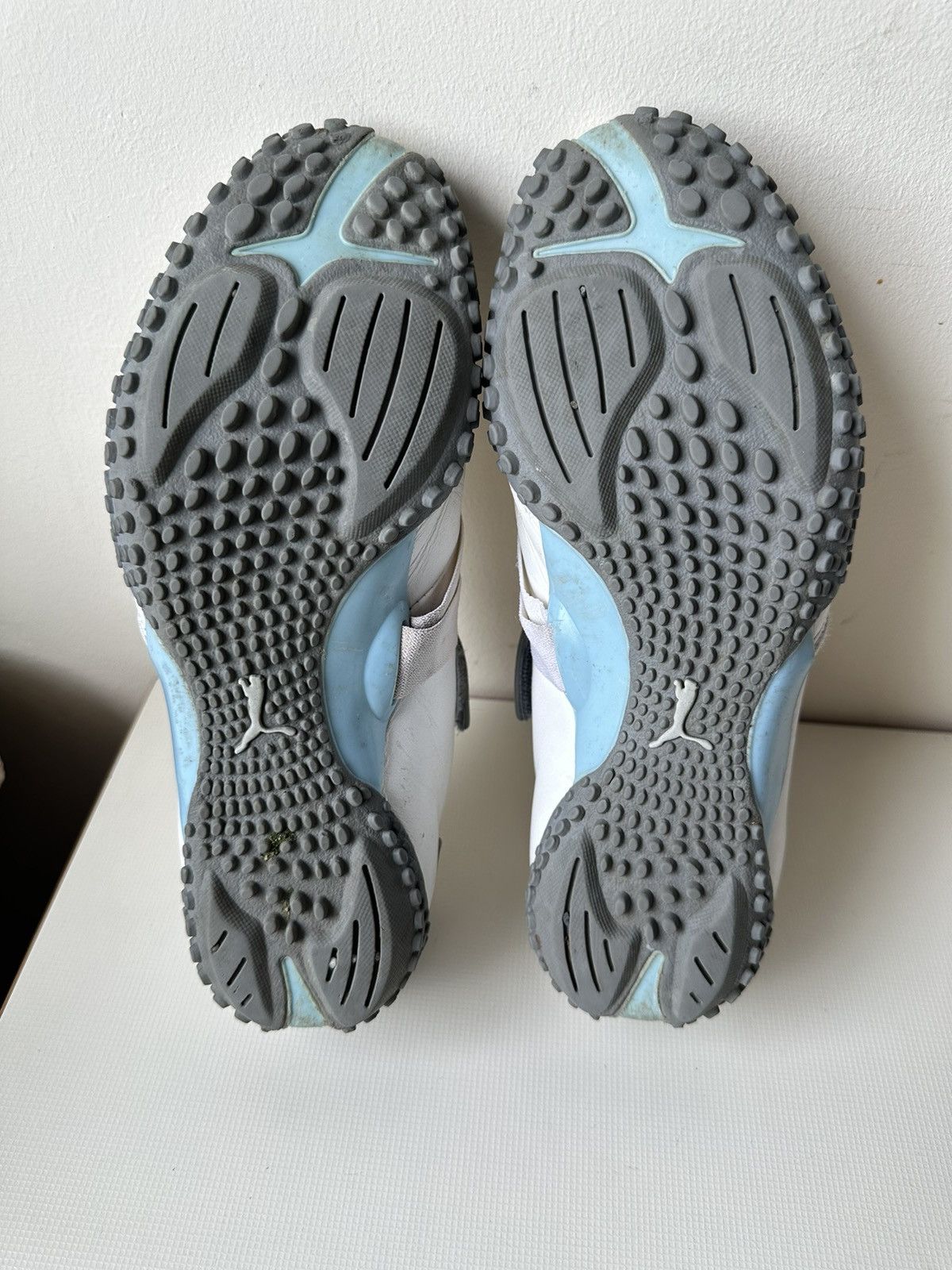 Puma Puma Mostro baby blue sample leather shoes velcro sneakers Size US 7.5 / IT 37.5 - 7 Thumbnail
