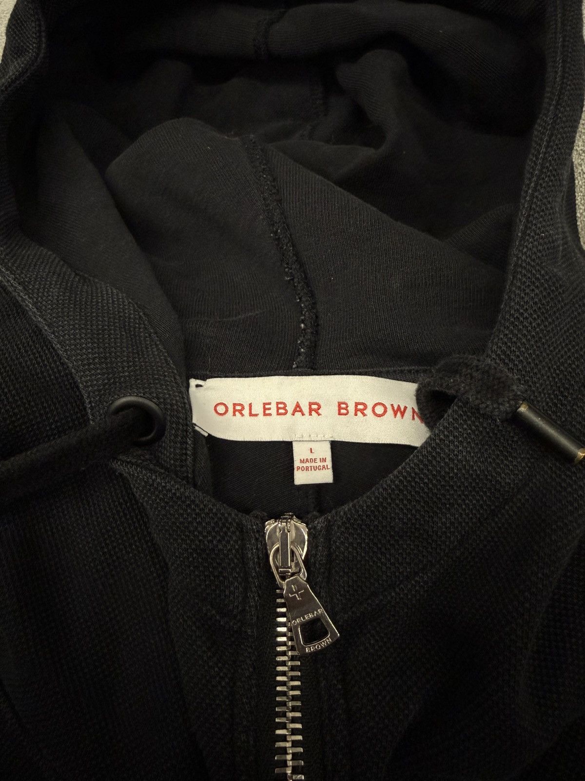 Orlebar Brown Orlebar Brown Black Zip Hoodie Size US L / EU 52-54 / 3 - 5 Thumbnail