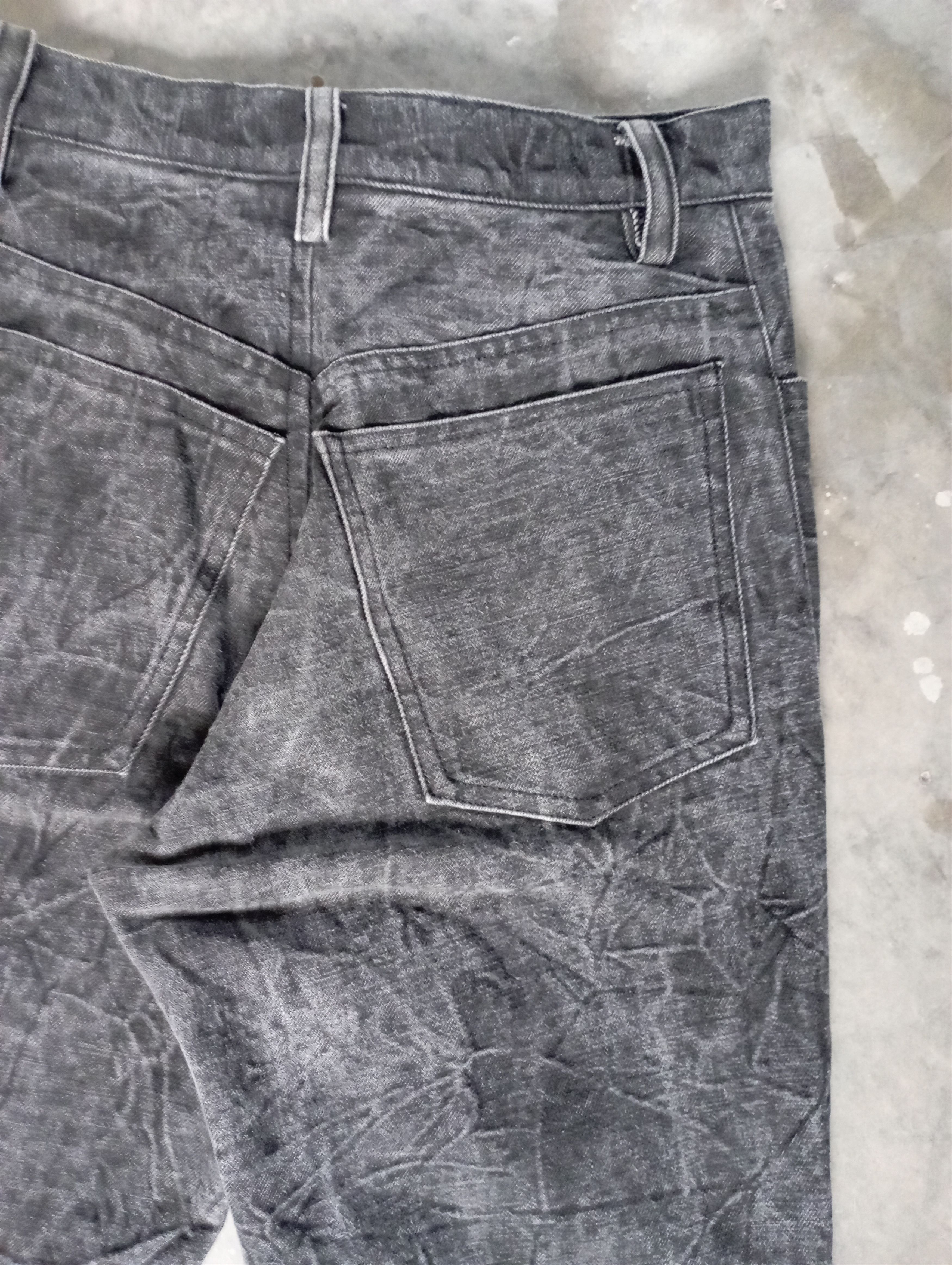 Nicole Club Flare Jeans Crazy Lightning Wash Faded Black Jpn Ng Ideboon Size US 27 - 12 Thumbnail