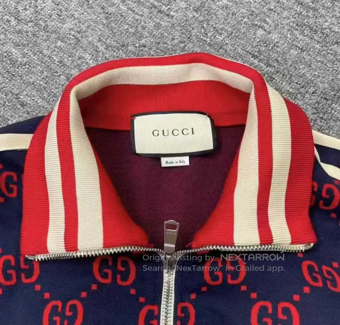 Gucci gucci red blue logo jacket size xl. Size US XL / EU 56 / 4 - 3 Thumbnail