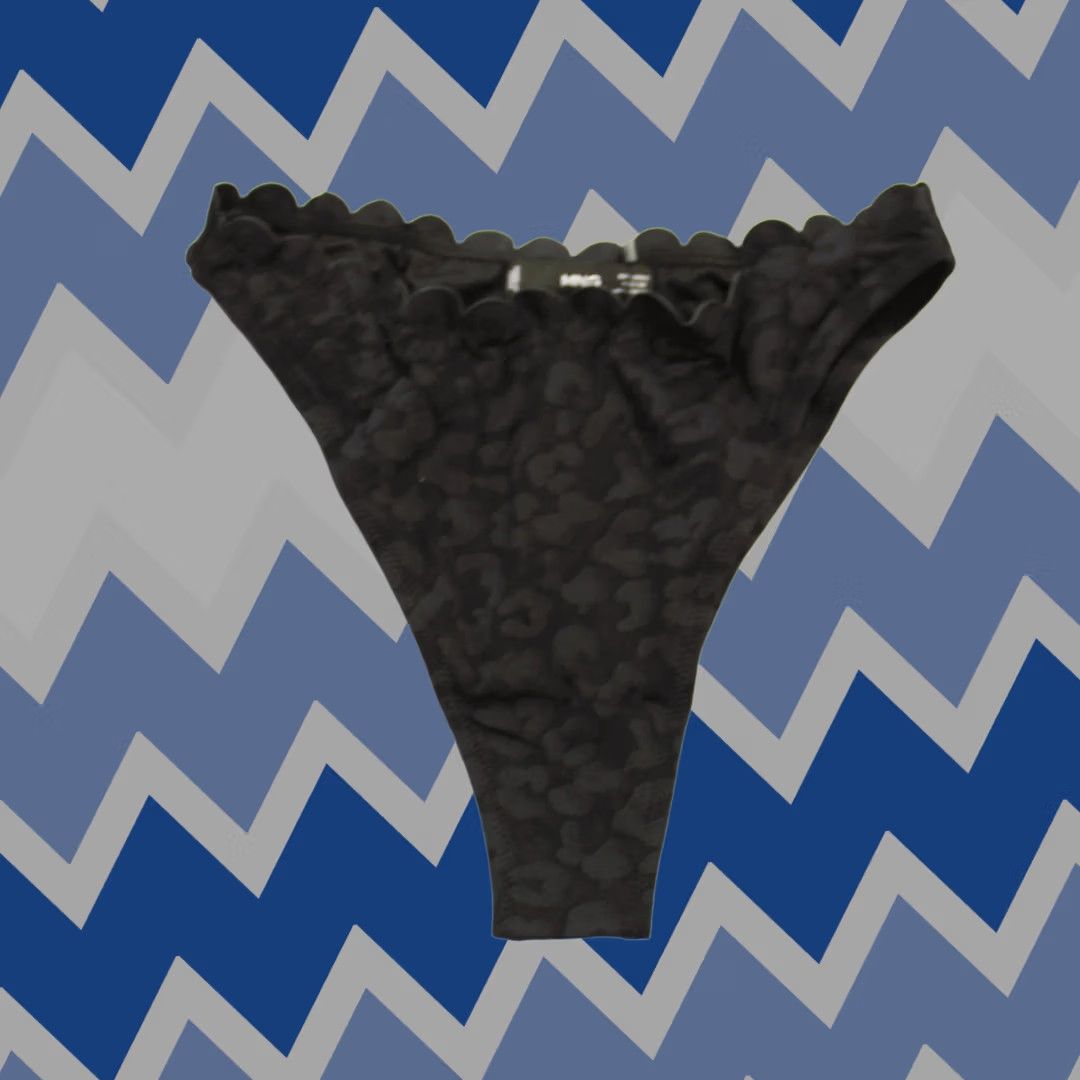 Mango Mango Women's Bikini Bottoms Black Small Size 28" / US 6 / IT 42 - 1 Thumbnail