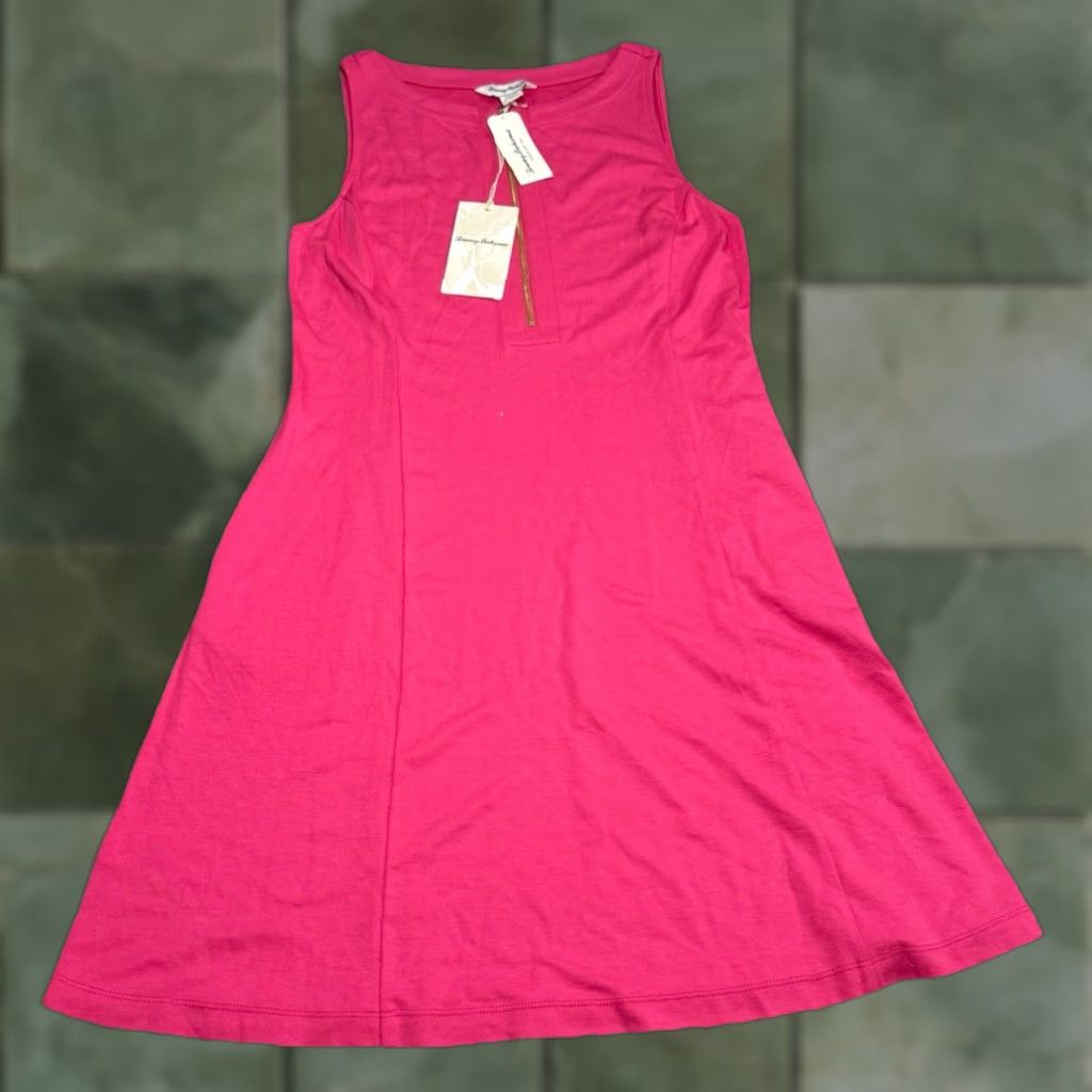 Tommy Bahama Tommy Bahama Darcy Dress Fit And Flare Women's Sz S/P NWT Glowing Azalea Size S / US 4 / IT 40 - 1 Thumbnail