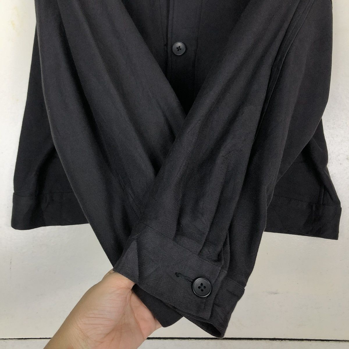 Japanese Brand × Vintage 🔥VINTAGE BIKER JACKET CROPPED UNIQLO JAPAN ISSEY MIYAKE Size US L / EU 52-54 / 3 - 15 Thumbnail