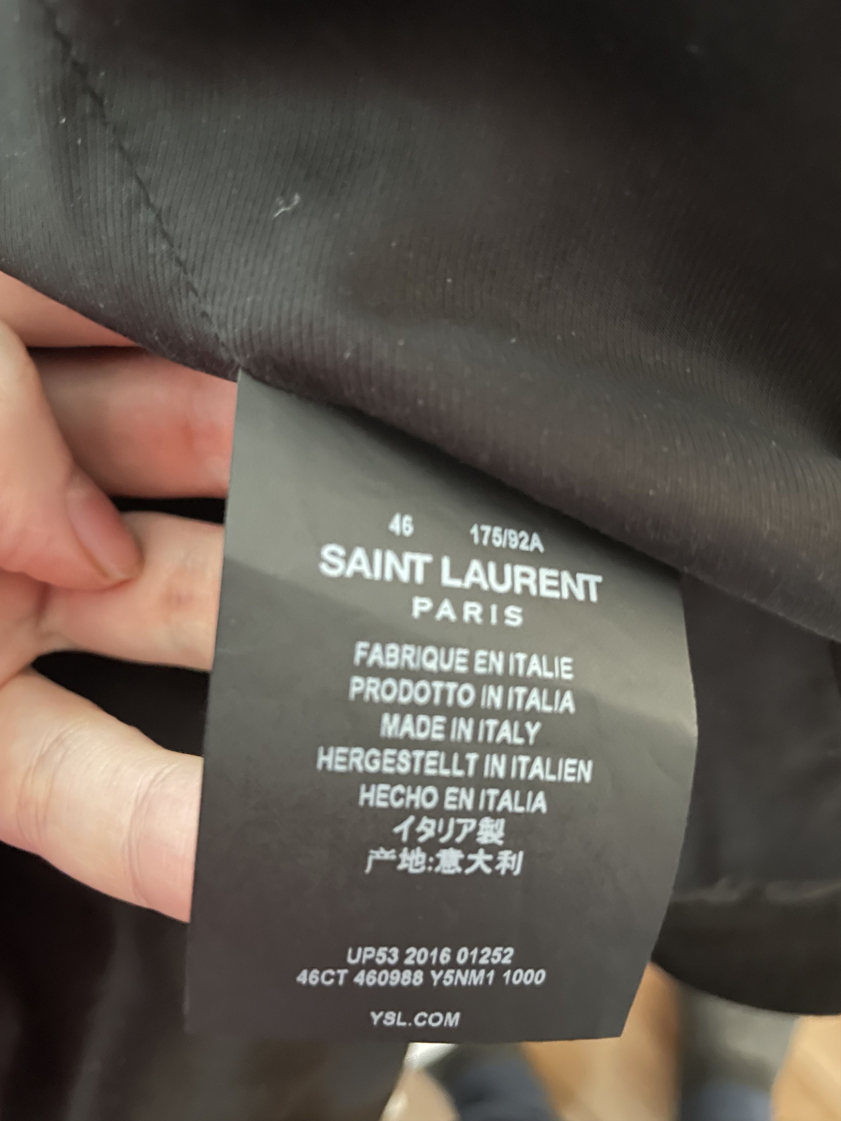 Hedi Slimane × Saint Laurent Paris *Rarest Saint Laurent x Hedi slimane Suede trucker jacket 46 Size US S / EU 44-46 / 1 - 17 Thumbnail