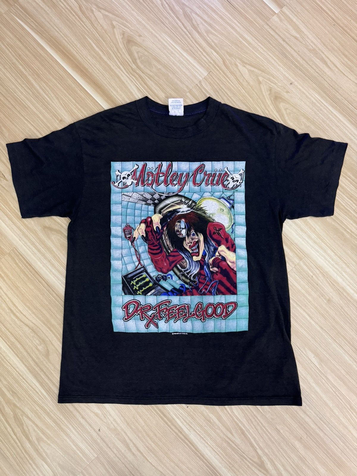 Band Tees 1989 Motley Crue DR. Feel Good Size US L / EU 52-54 / 3 - 8 Thumbnail