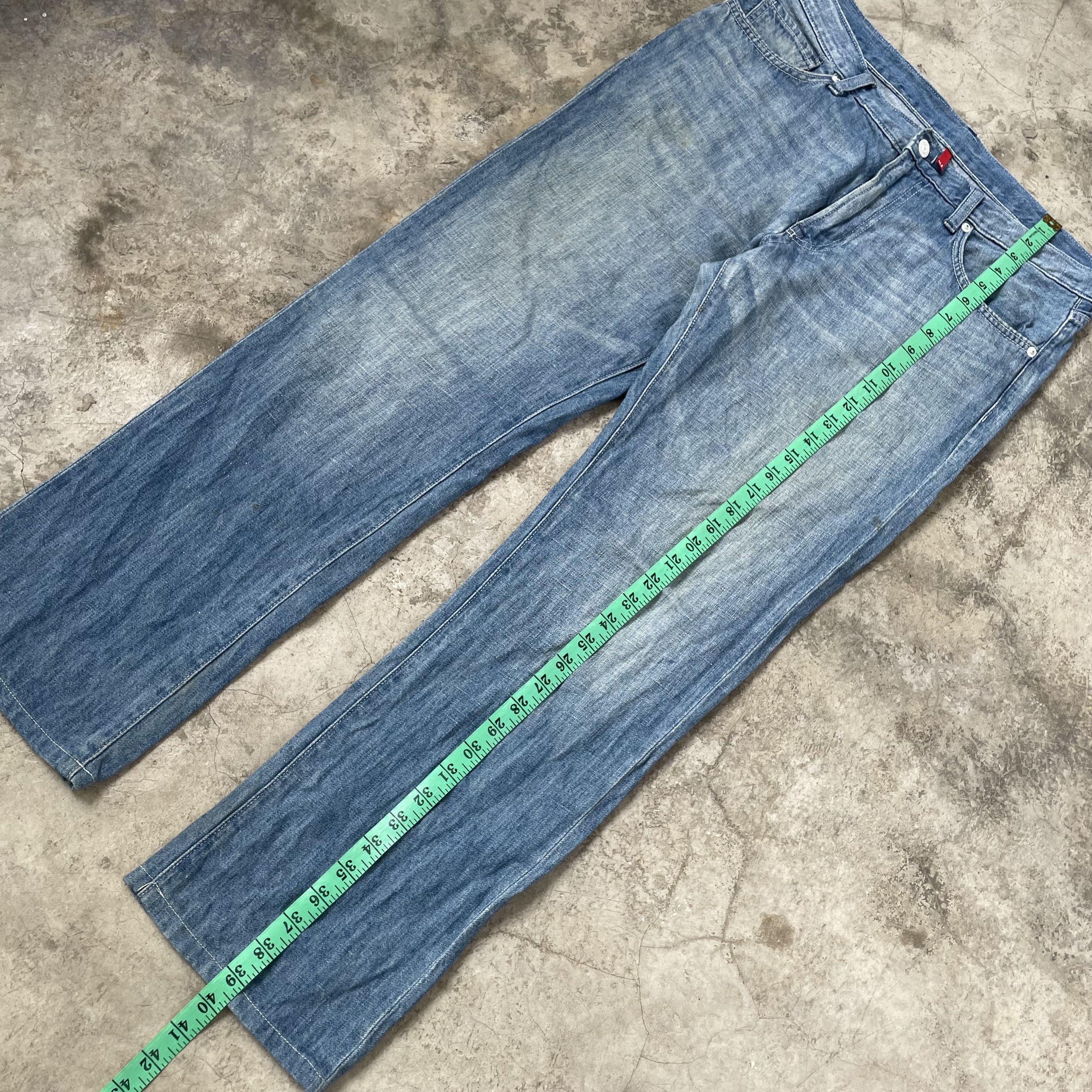 Japanese Brand × Uniqlo UNIQLO JEANS REGULAR STRAIGHT CUT LINEN COTTON Size US 36 / EU 52 - 5 Thumbnail
