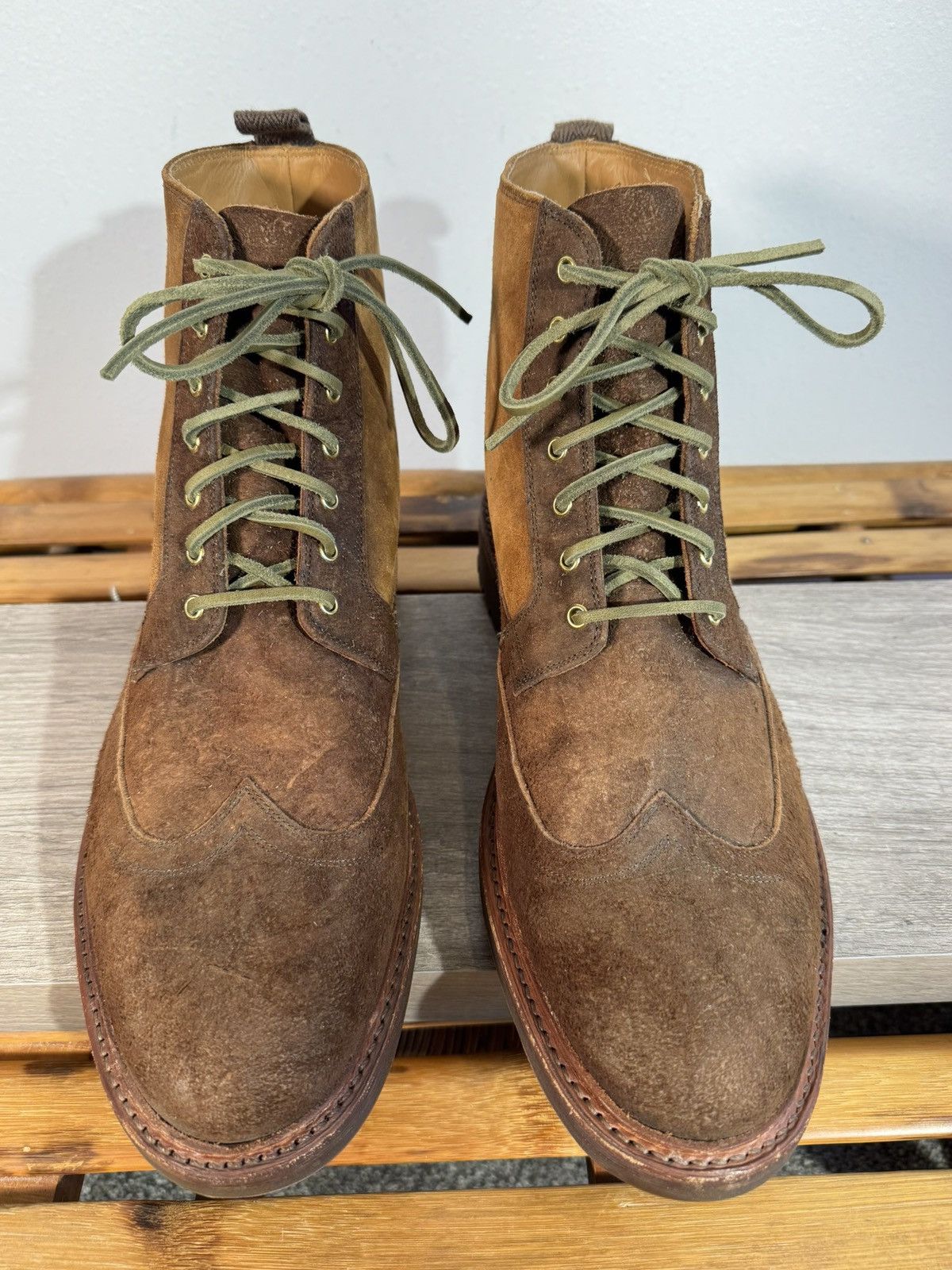 Oliver Sweeney Oliver Sweeney “Nelson” Men’s Boots 13 (UK 12) Waxed Suede Size US 13 / EU 46 - 3 Thumbnail