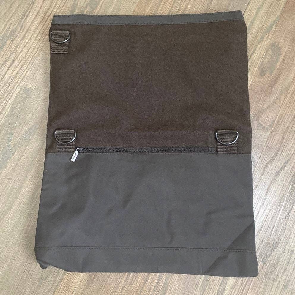 Kangol KANGOL Large Khaki Folded Messenger Crossbody Bag Size ONE SIZE - 7 Thumbnail
