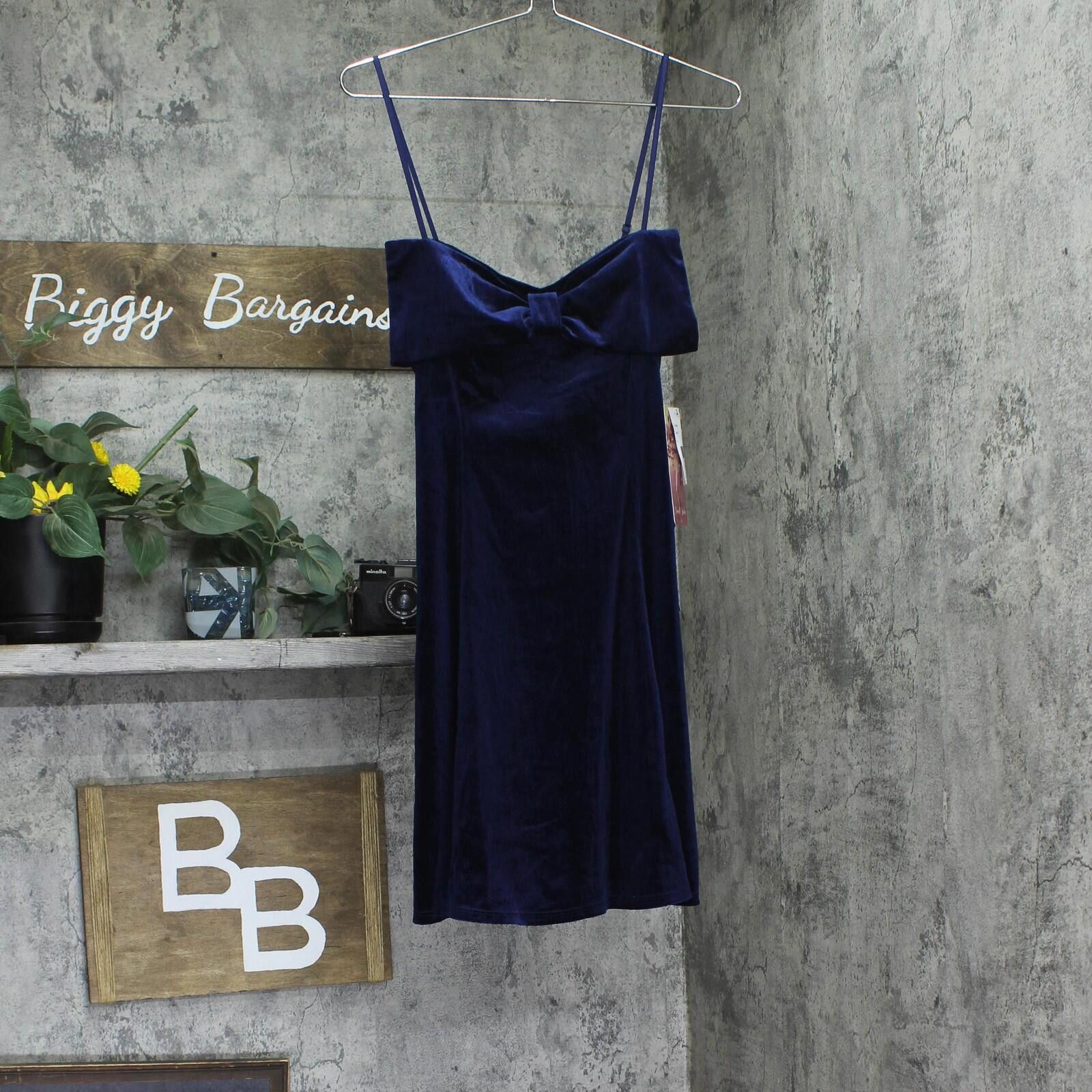 Other Nwt Emerald Sundae Bow Fit Flare Mini Dress Navy Blue L Size L / US 10 / IT 46 - 1 Thumbnail