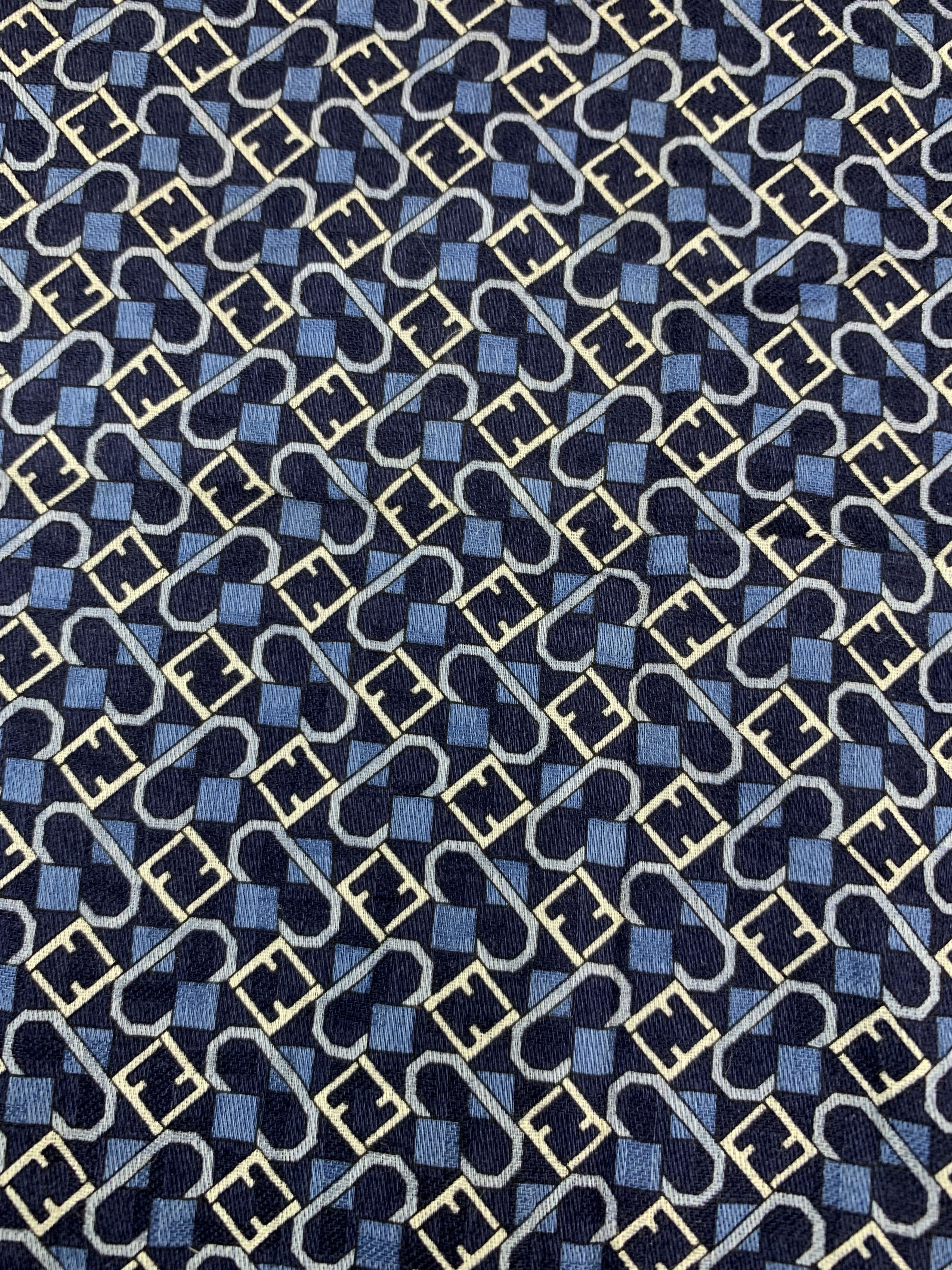 Fendi × Vintage Vintage Fendi Handkerchief Scarf Neckwear - HKA994 Size ONE SIZE - 7 Thumbnail
