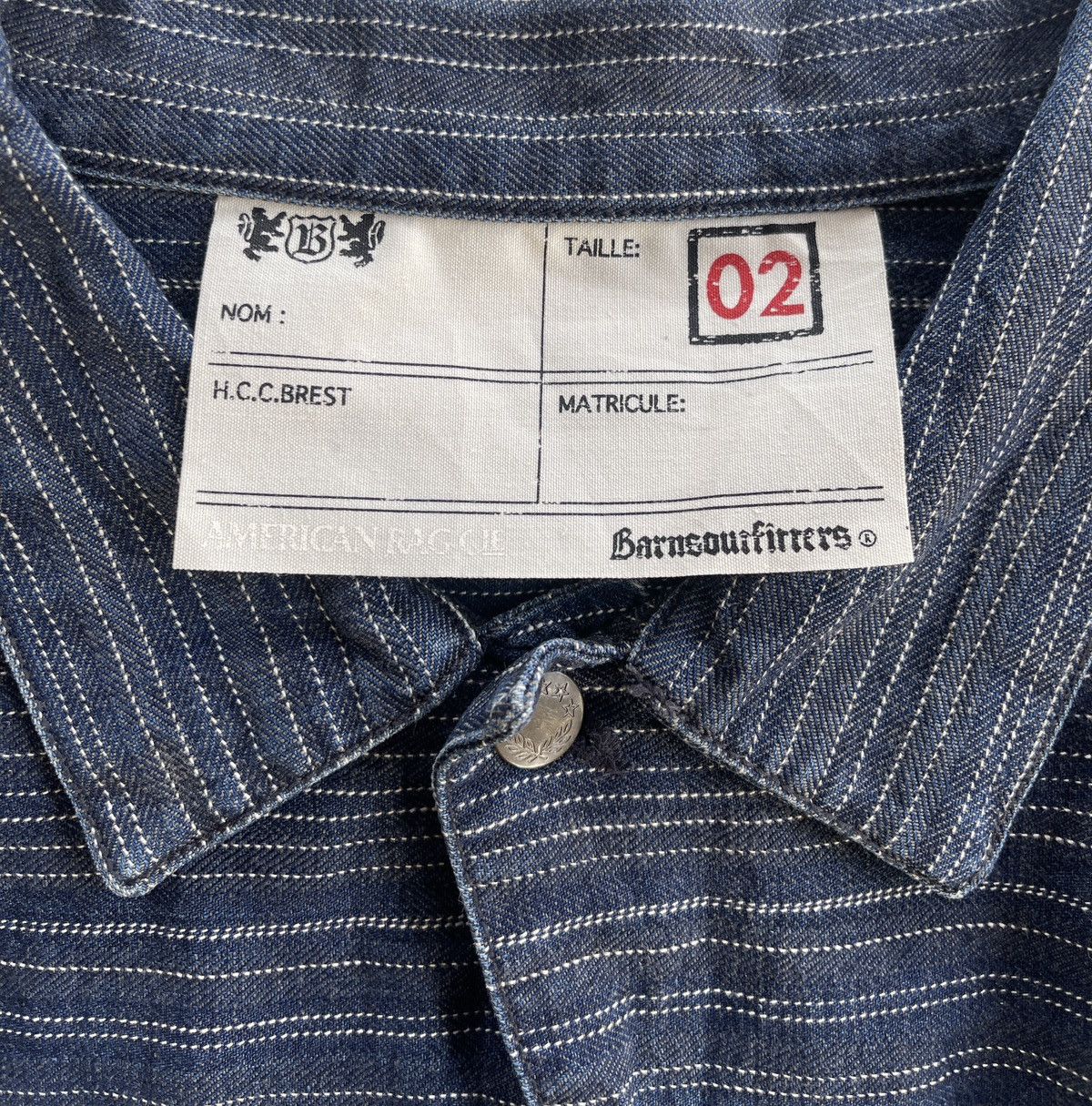 Vintage Vintage Denim Workers Hickory Wabash Jacket Size US L / EU 52-54 / 3 - 9 Thumbnail