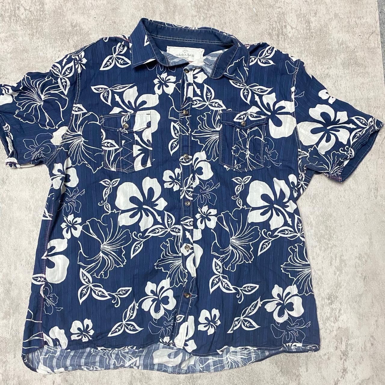 Other Blue and white Hawaiian shirt #HawaiianShirt Size US XXL / EU 58 / 5 - 1 Thumbnail