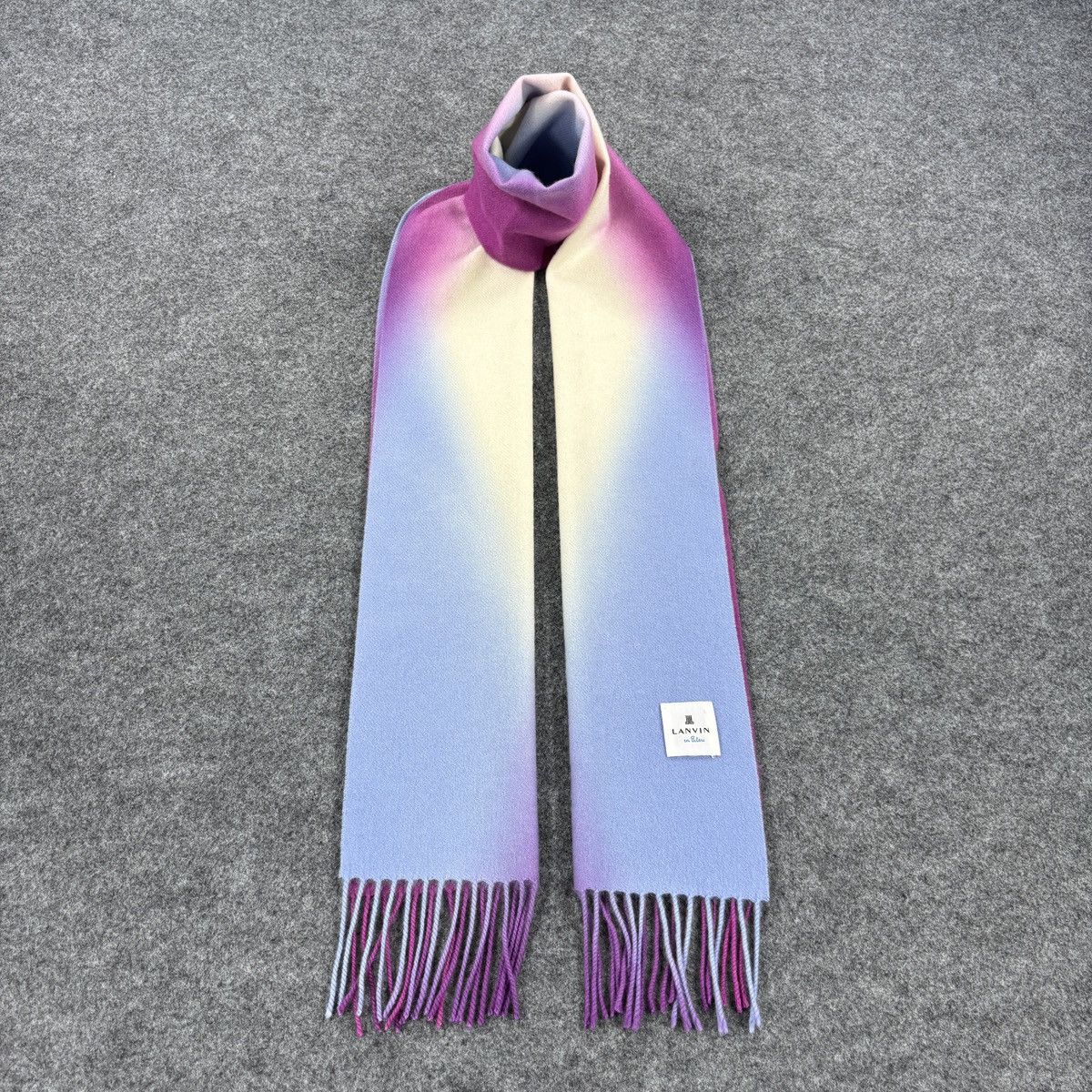 Lanvin × Vintage Lanvin Scarf # D777 # Muffler # Neckwear Size ONE SIZE - 1 Thumbnail