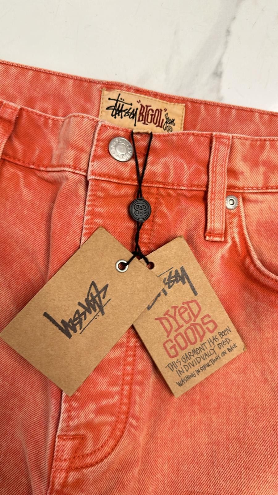 Stussy × Vintage Stussy Double Dye Big 'OL Jeans Faded Red Size 32 Size US 32 / EU 48 - 4 Thumbnail