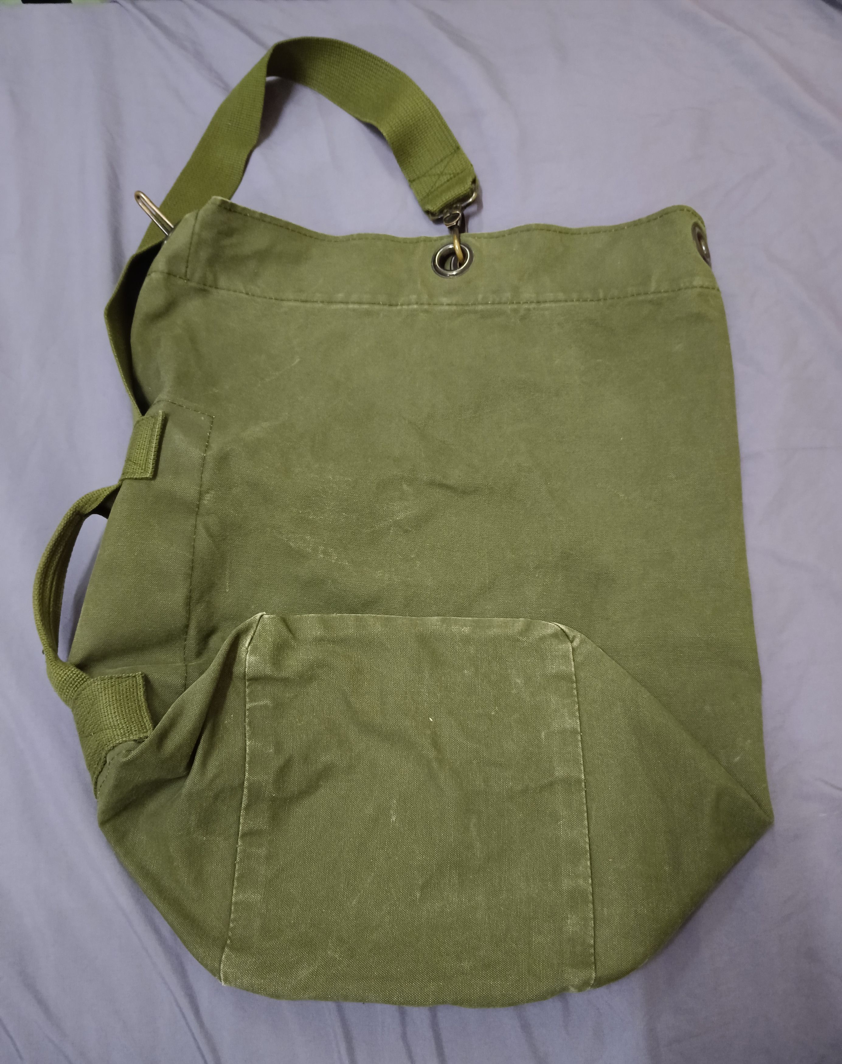 Vintage VINTAGE ARMY DUFFLE 2WAYS Size ONE SIZE - 5 Thumbnail