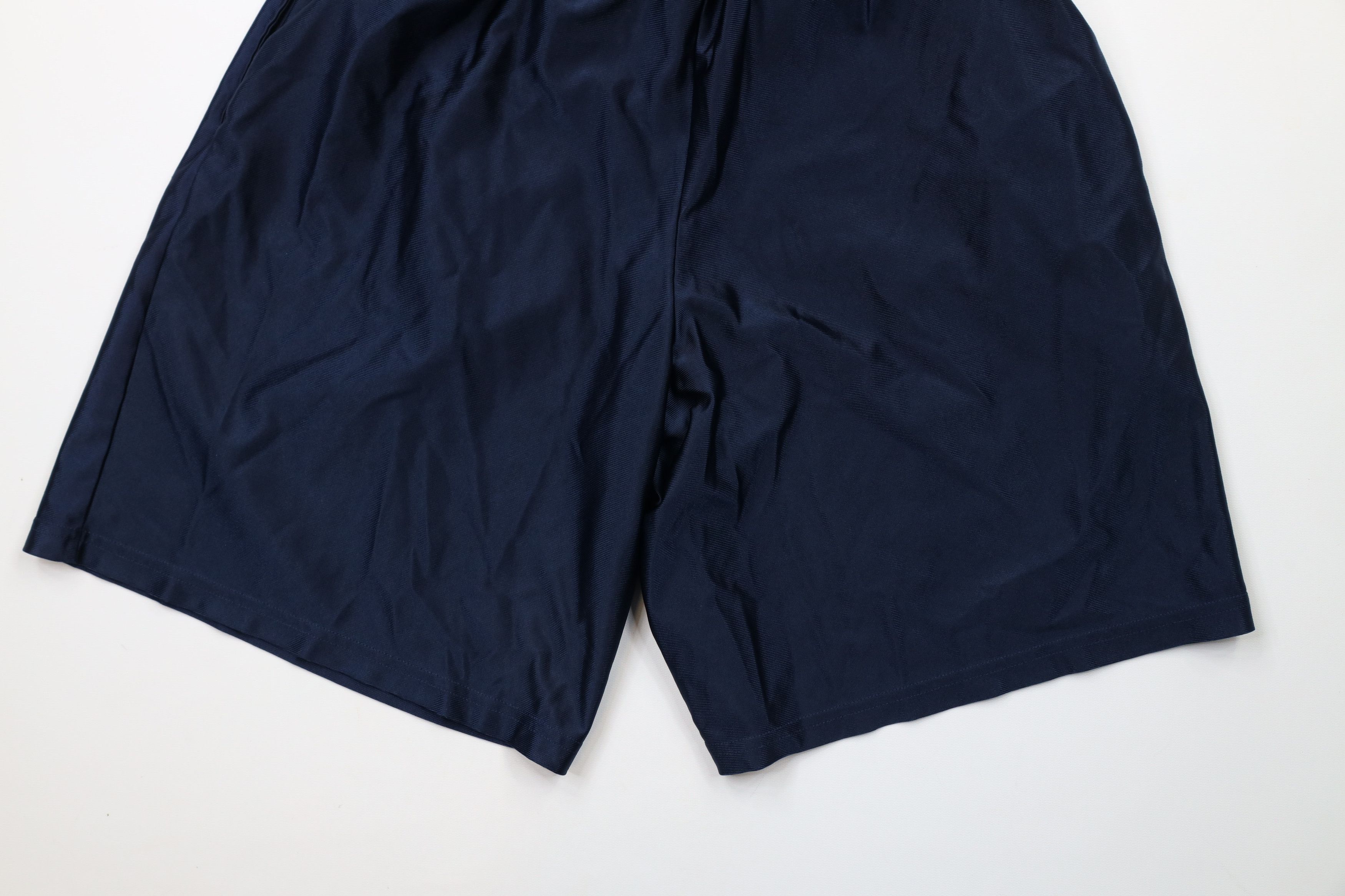 Nike × Vintage Vintage Nike Scott Mini Swoosh Above Knee Silky Shorts Blue Size US 34 / EU 50 - 14 Thumbnail