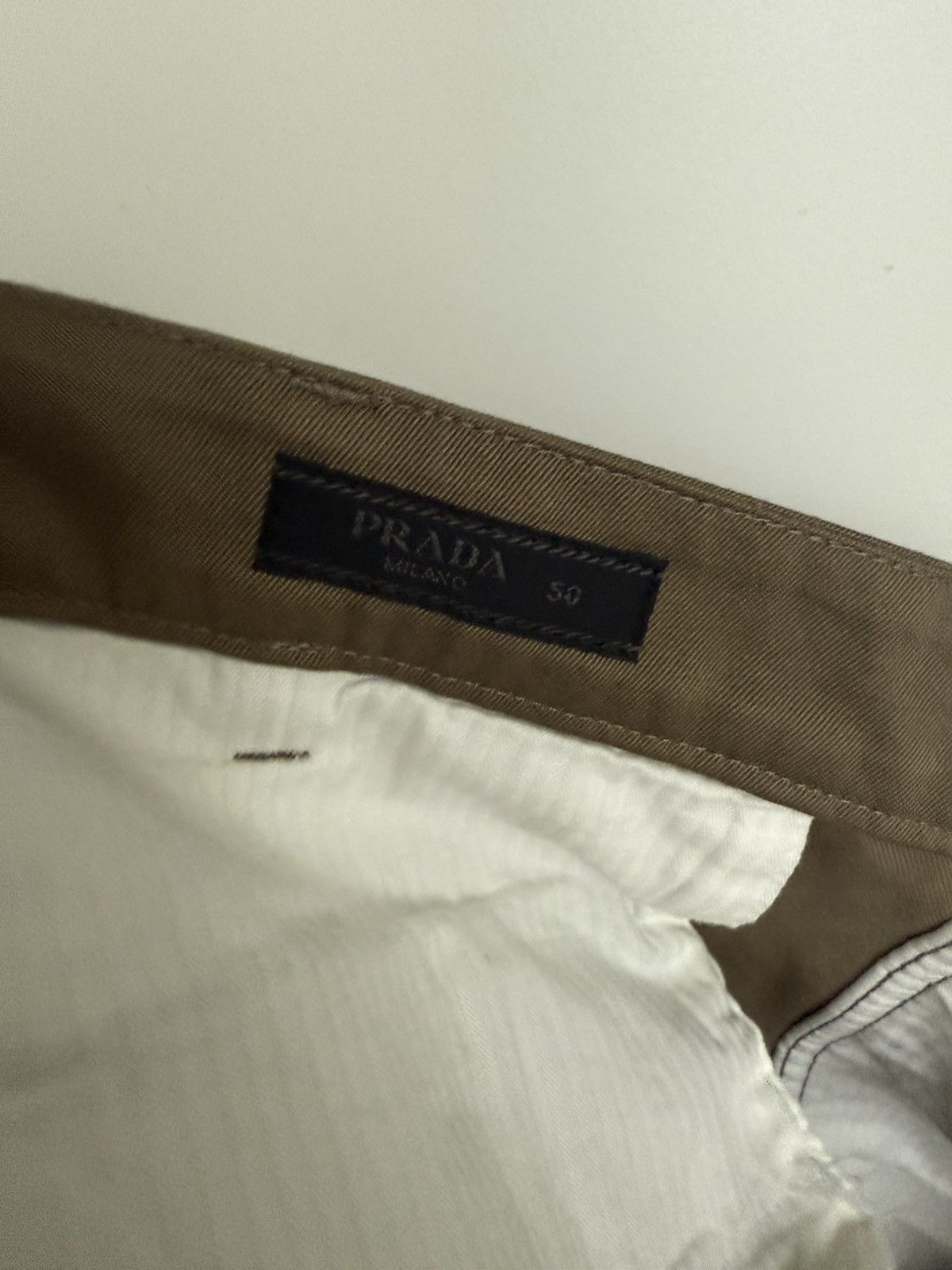 Prada Prada Cotton Trousers Sz 50 (US 34W) NWT/Never Worn Size US 34 / EU 50 - 3 Thumbnail